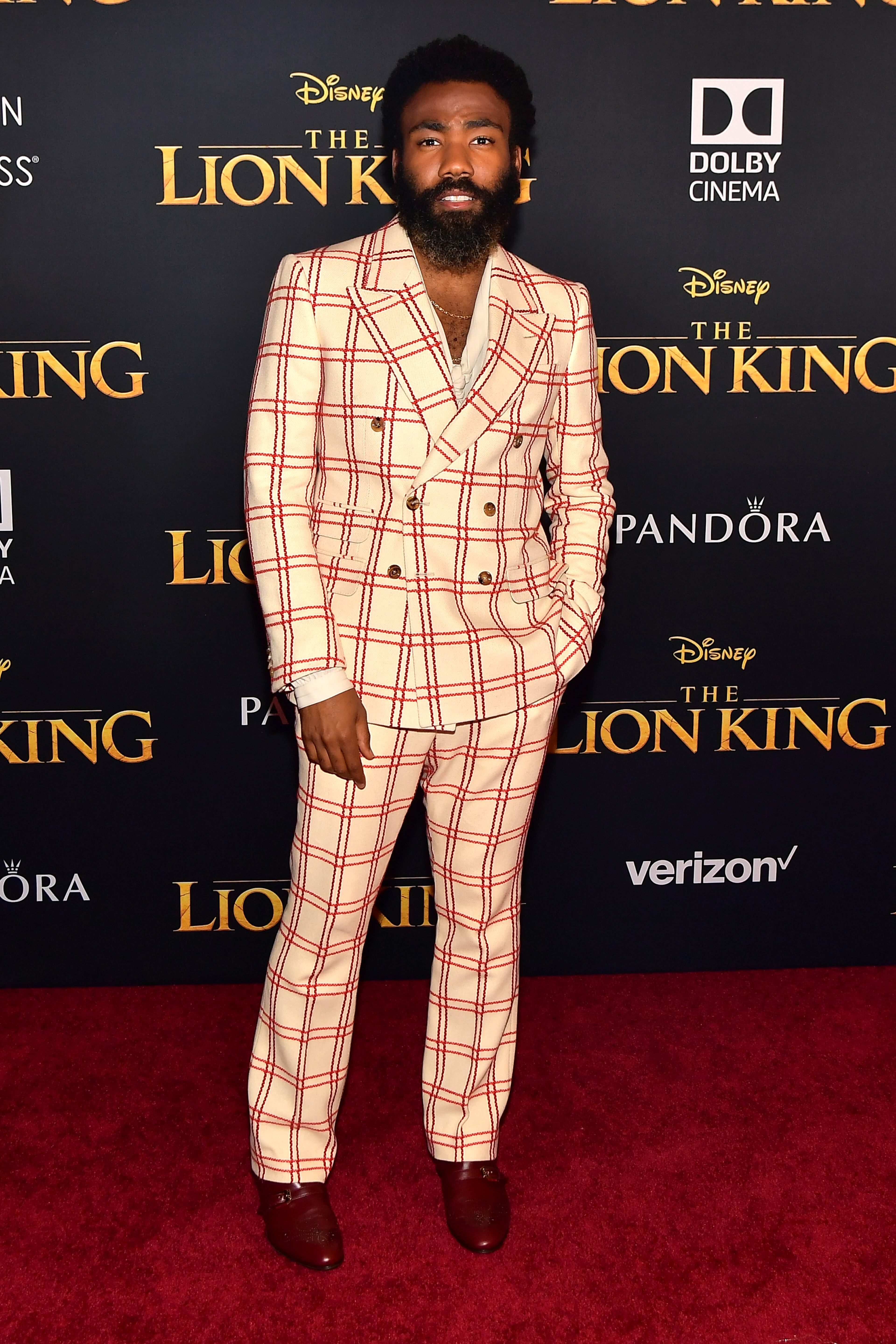 HOLLYWOOD, CALIFORNIA - JULY 09: Donald Glover attends the premiere of Disney's "The Lion King" at Dolby Theatre on July 09, 2019 in Hollywood, California. (Photo by Matt Winkelmeyer/Getty Images)