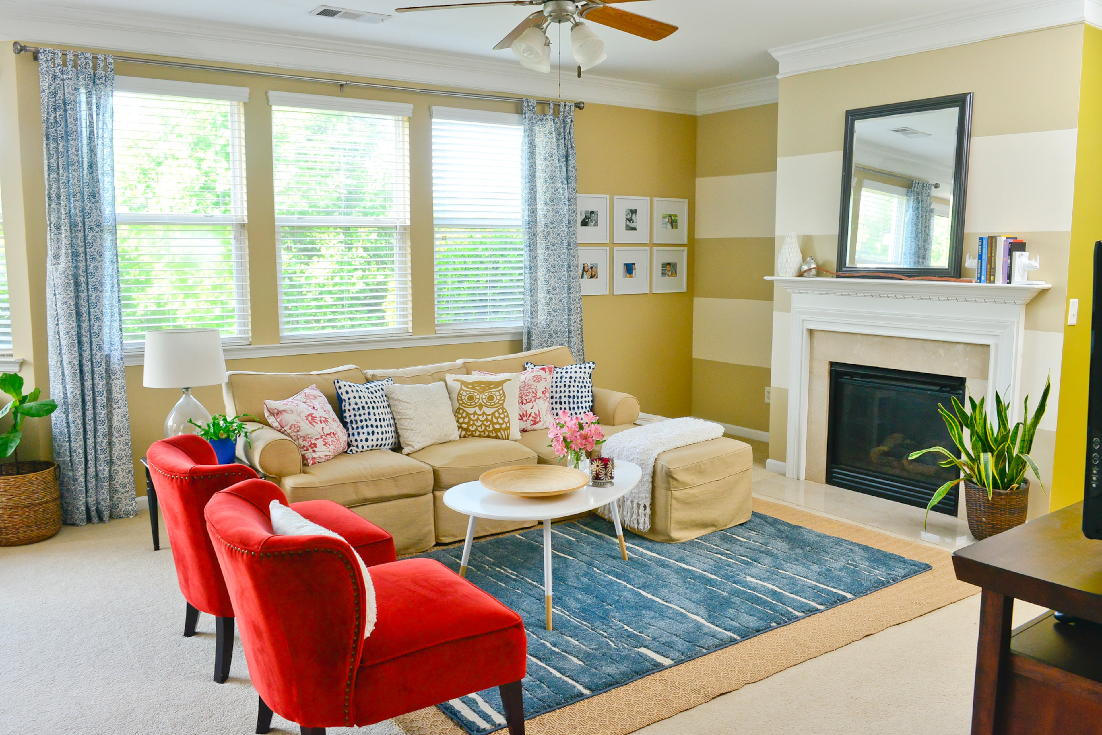 Homeowner Alaya Sheardon's favorite room in her Lithia Springs house is the living room. She says it's cozy and filled with natural light. She likes how the open floor plan flows from kitchen to dining room to living room. Text by Lori Johnston and Shannon Adams/Fast Copy News Service.