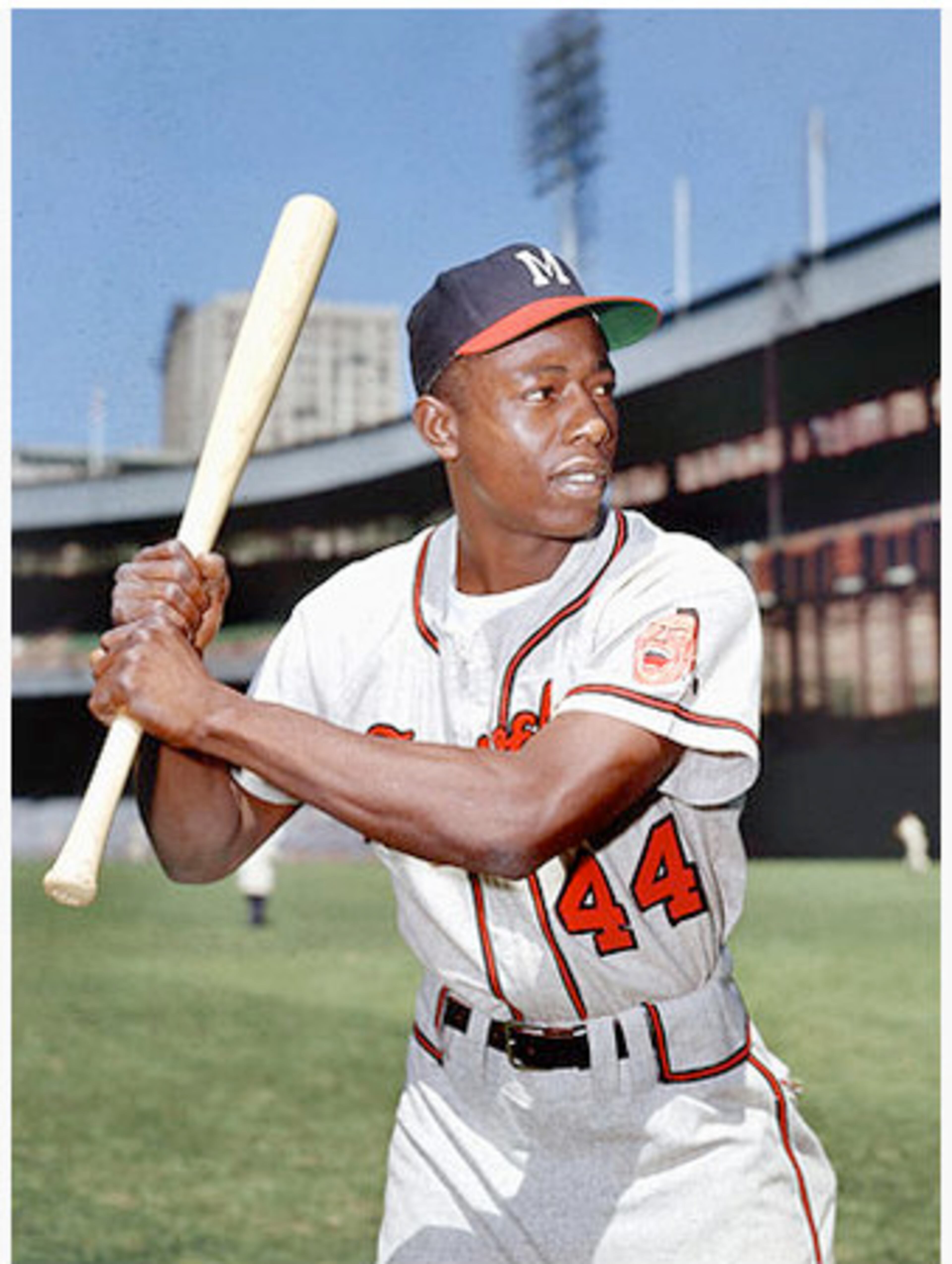 Aaron grew up in racially segregated Mobile, Ala., and played for the Indianapolis Clowns of the Negro American League.
