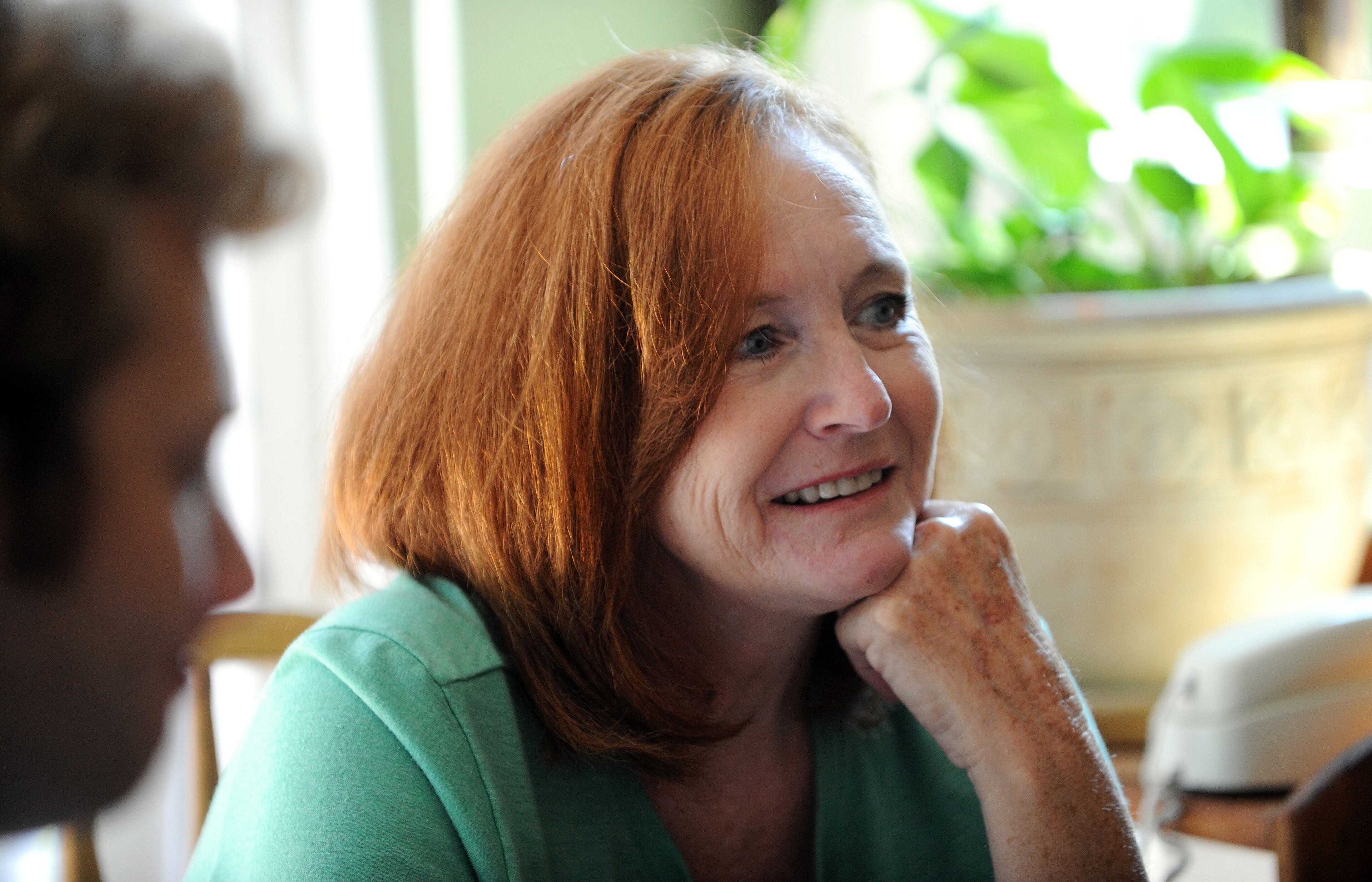 Donna McIntosh spends time with her family at her Cumming home Sunday, Aug. 26, 2012. BITA HONARVAR / BHONARVAR@AJC.COM