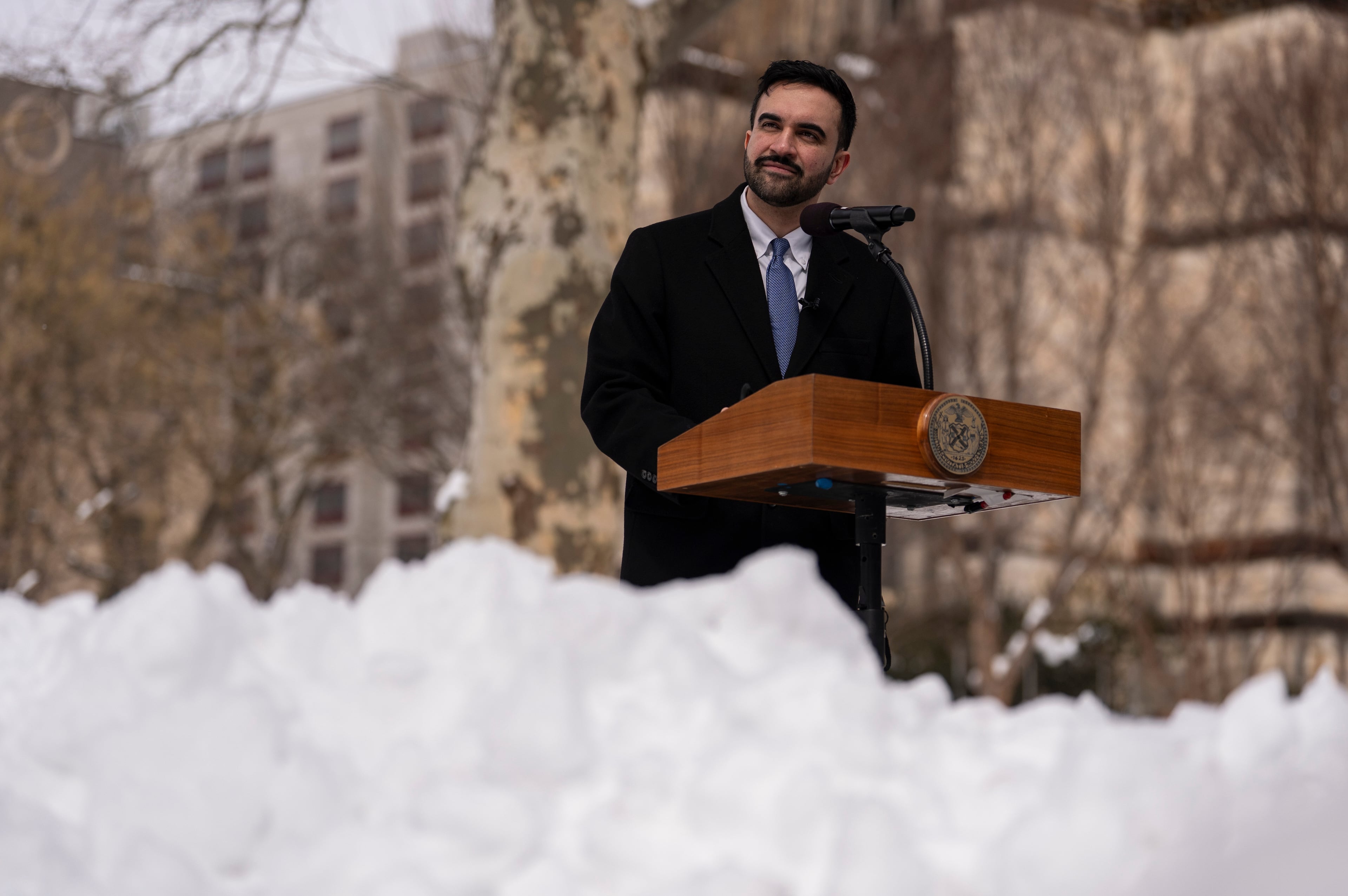 APTOPIX Mamdani New York