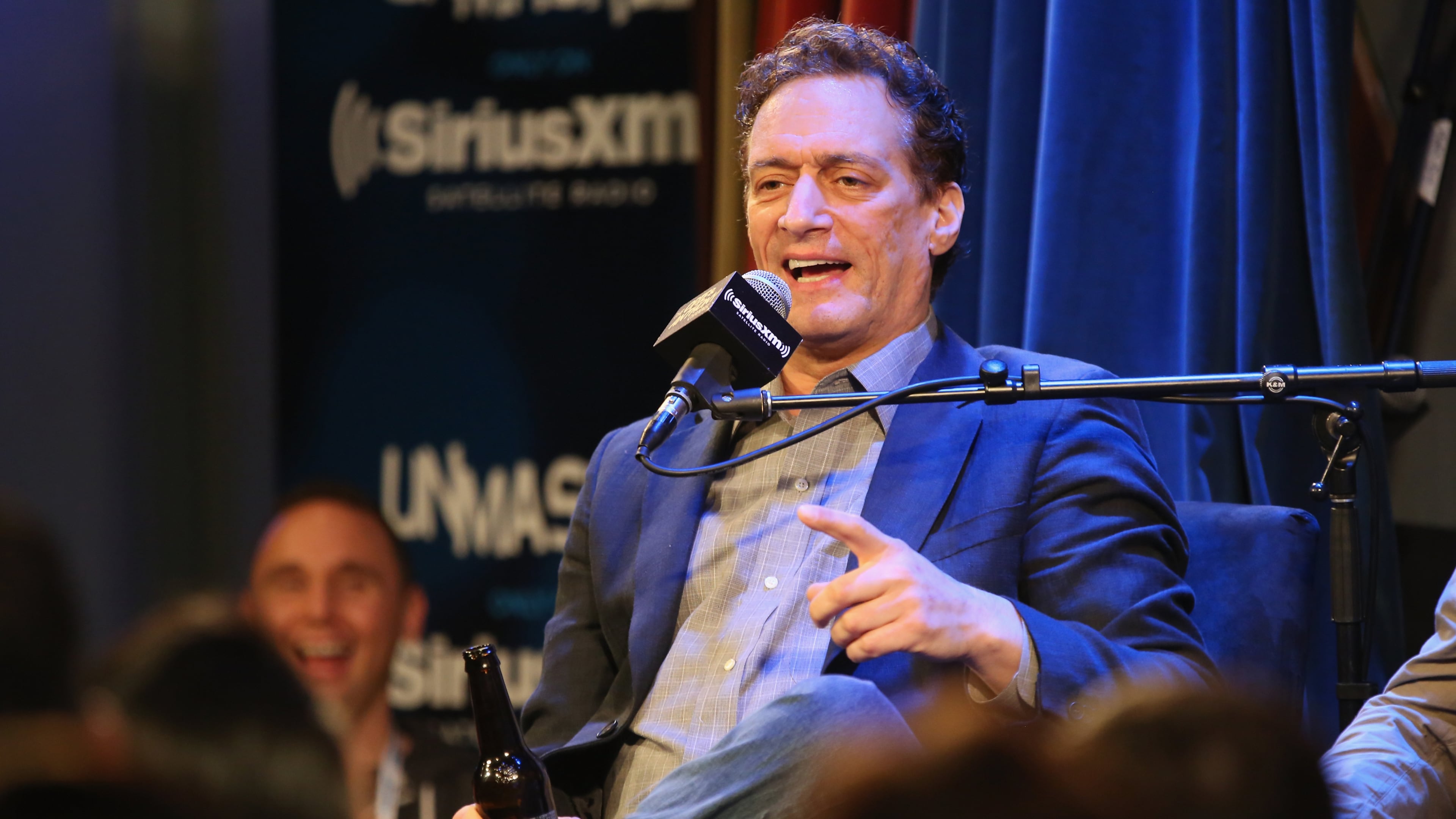 NEW YORK, NY - APRIL 17: Anthony Cumia speaks at SiriusXM's O&A20: Unmasked With Opie & Anthony Special Celebrates 20 Years Of Opie & Anthony at Carolines On Broadway on April 17, 2014 in New York City. (Photo by Cindy Ord/Getty Images for SiriusXM) Anthony Cumia has been part of "Opie & Anthony" since 1995. The show started on XM radio in 2004. CREDIT: Getty