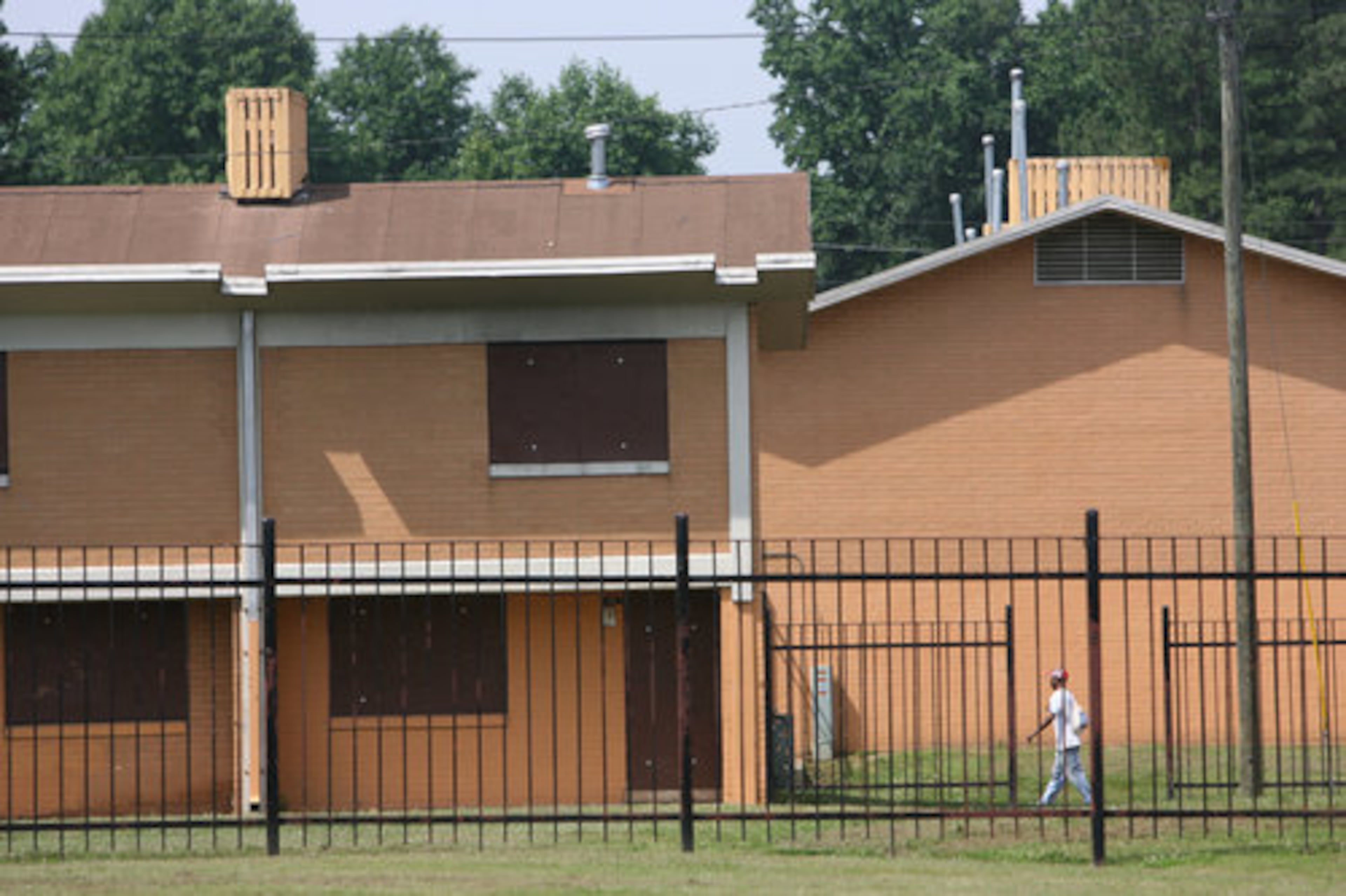 Bowen Homes opened its doors in 1964. It was a sprawling complex of two-story, orange-colored duplexes, with an elementary school and a library.