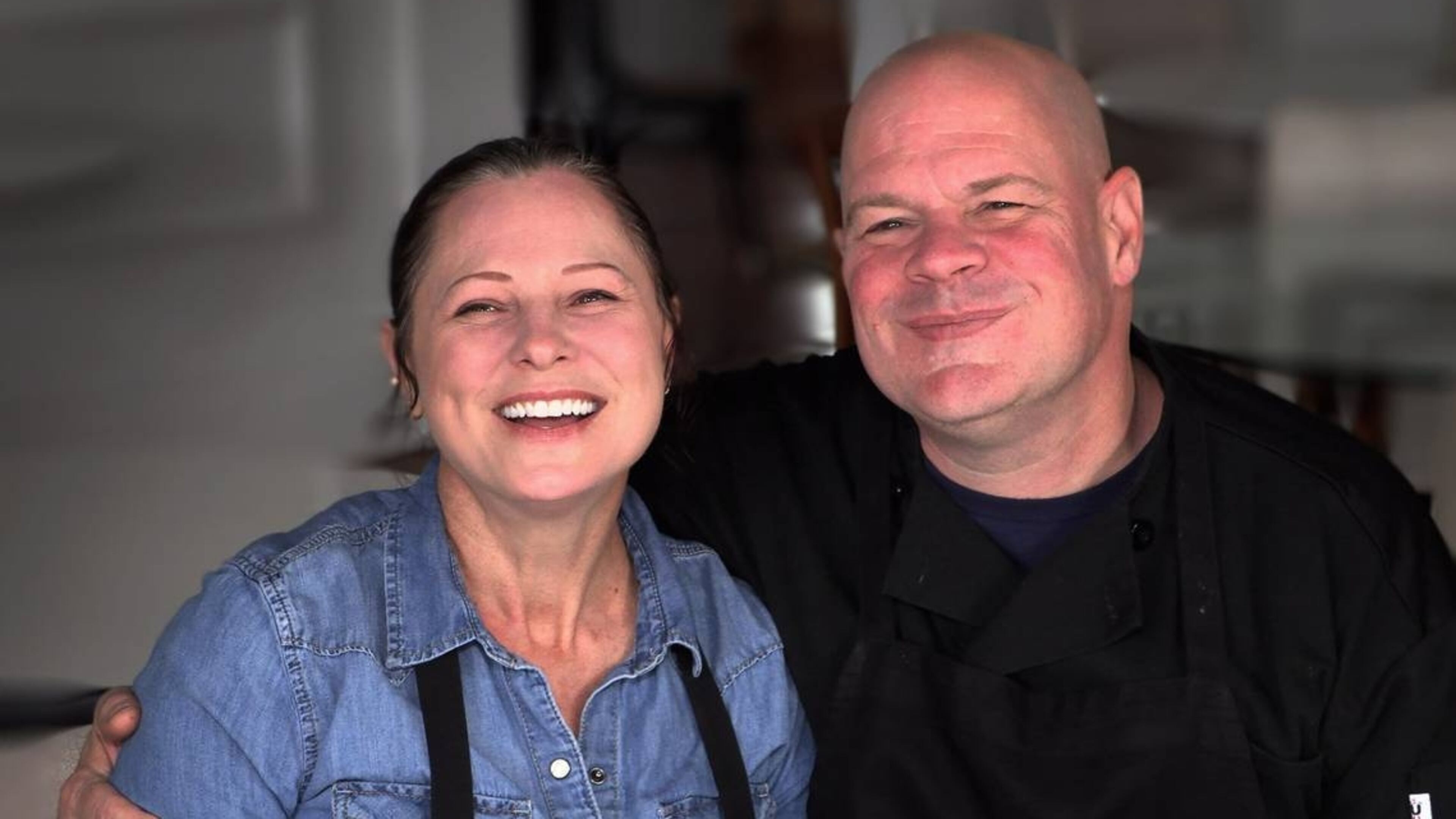 Noor Harp, left, and Bradley Harp are the administrators for the popular Columbus, GA FOODIES page. (Photo Courtesy of Mike Haskey)