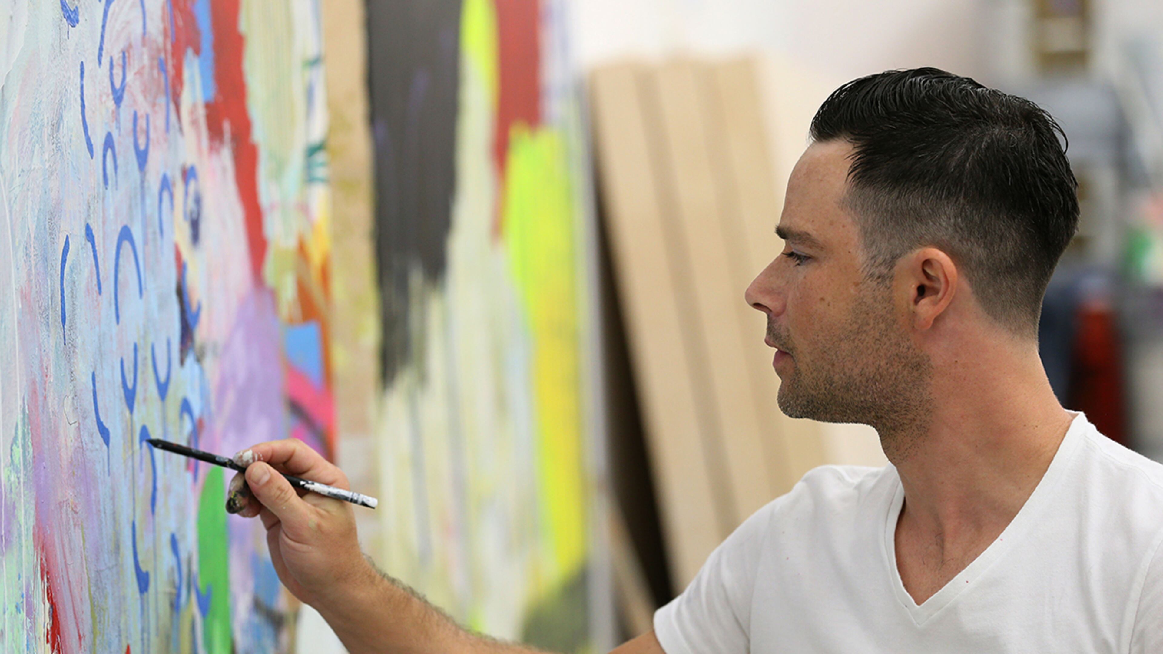 Alex Brewer, also known as Hense, the prolific graffiti artist who started tagging as a Candler Park teen when he was 13, is one of Georgia's most influential people. STAFF / 2015 photo