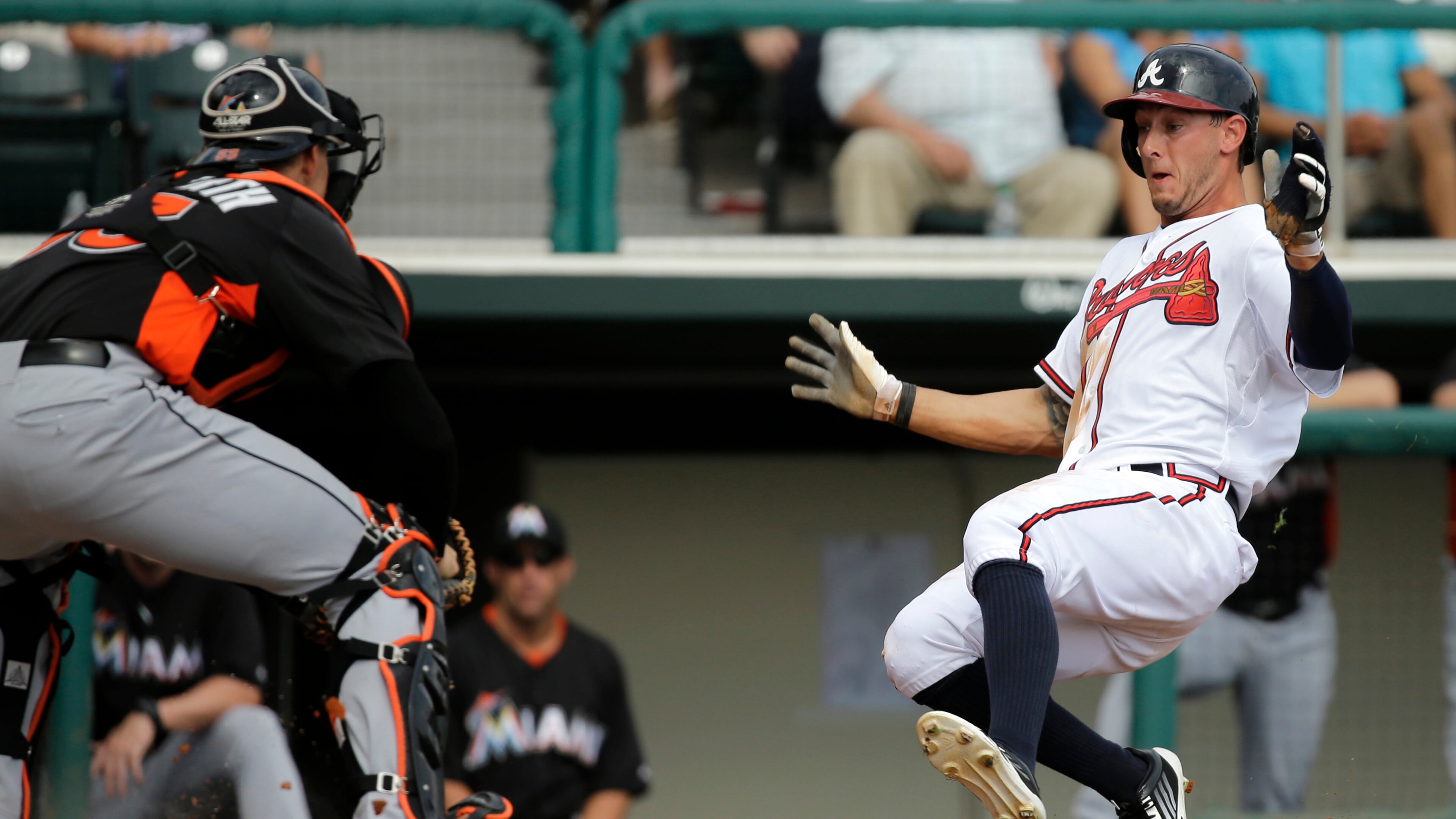 Braves outfielder Jordan Schafer is back for second time with the team.