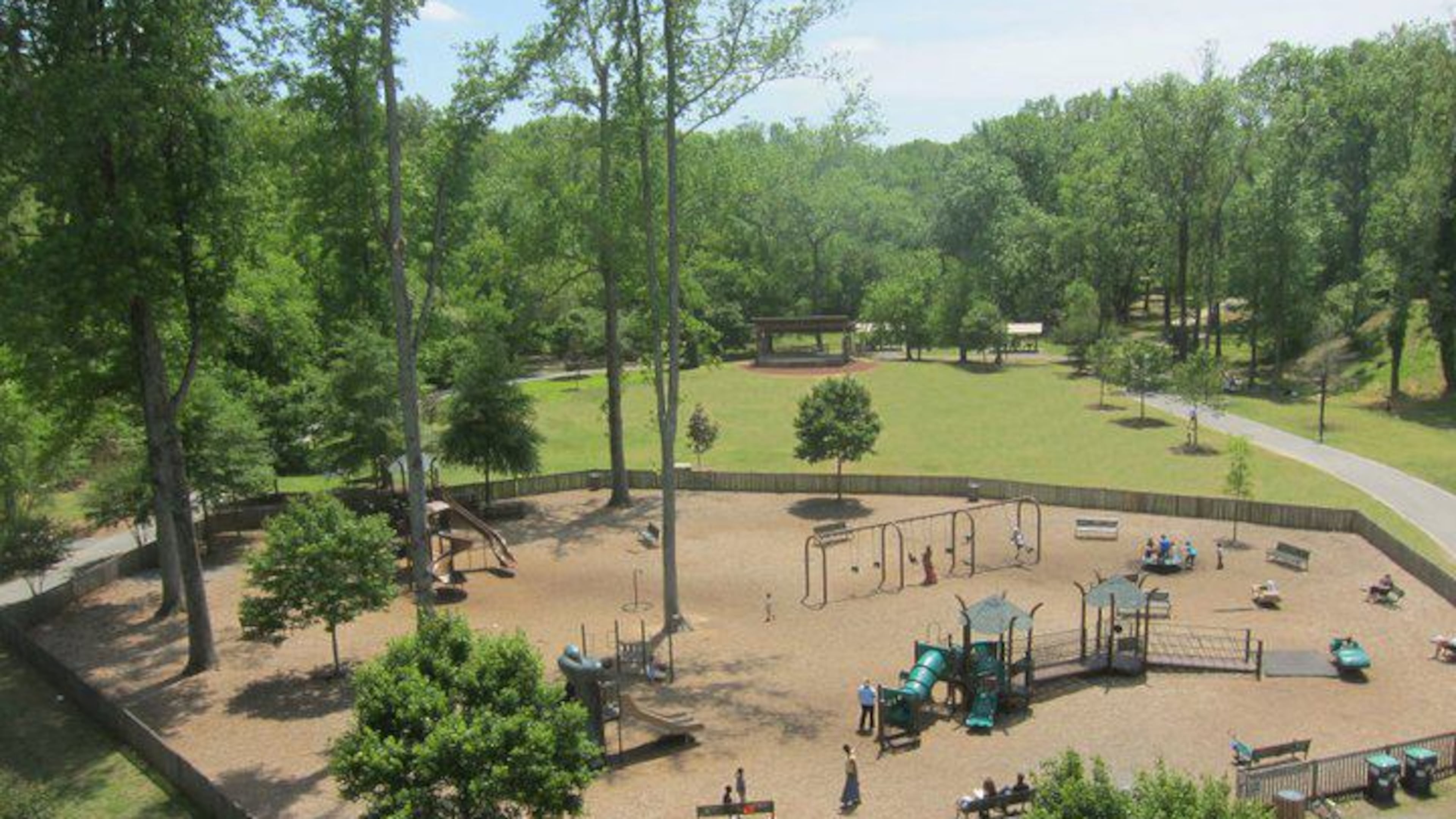 Playground safety material will be replenished or replaced at 24 Cobb County parks, including this one at East Cobb Park. Courtesy of Friends for the East Cobb Park
