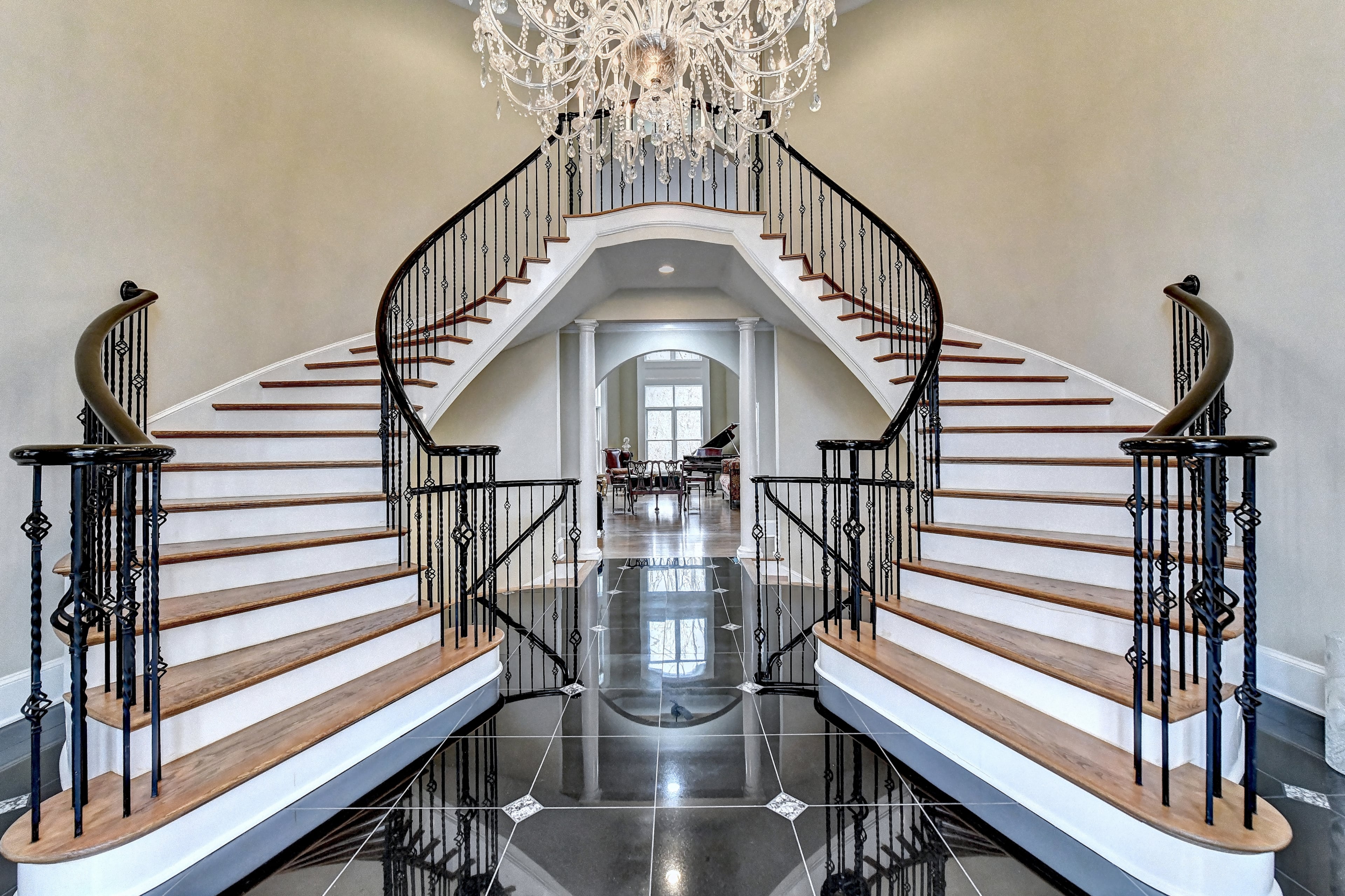 Priced at $1,850,000, this five bedroom and eight bathroom home is a whopping 10,015-square-feet of absolute luxury.