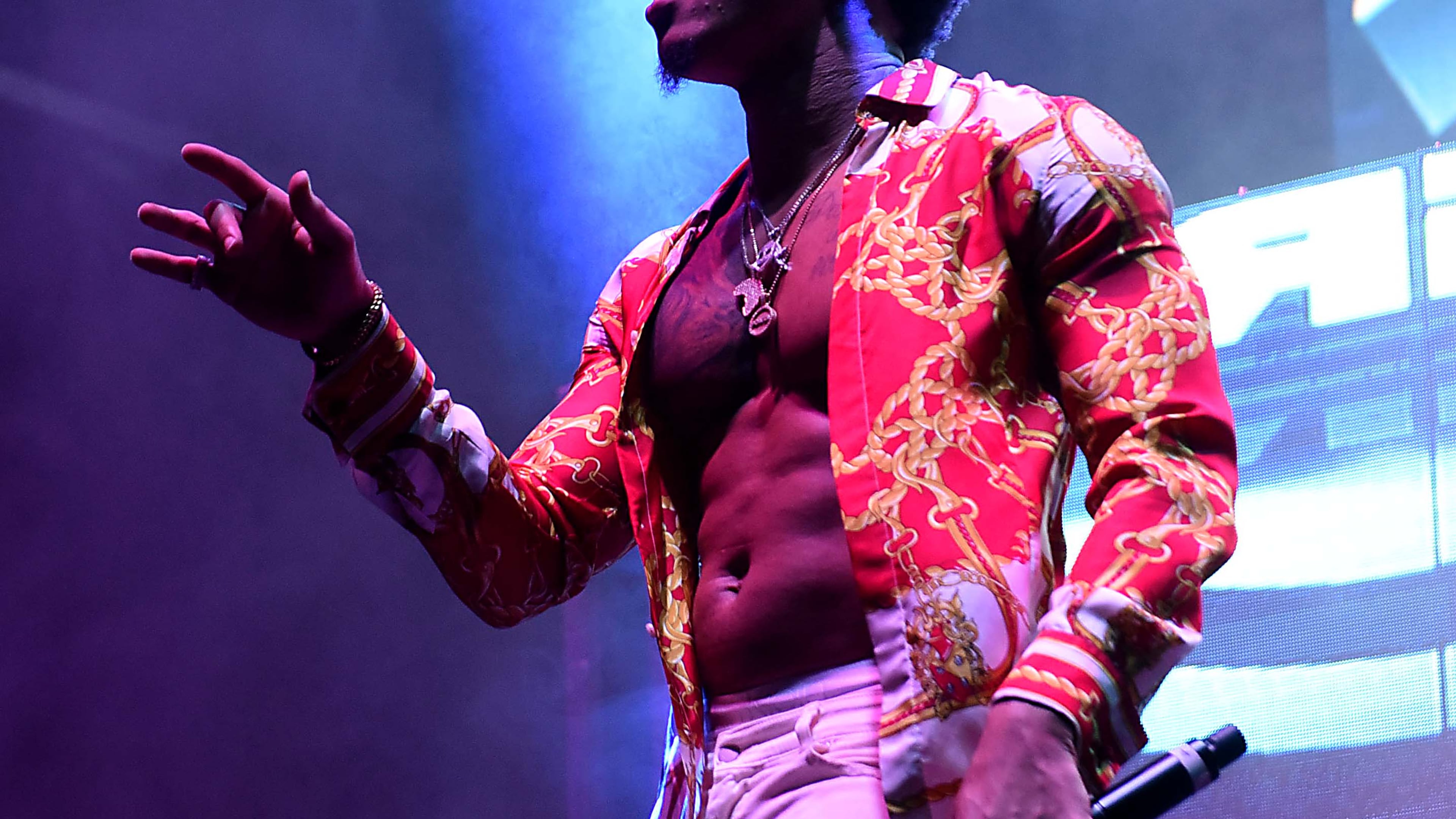 Actor/singer Rotimi performed at One Musicfest. RYON HORNE/RHORNE@AJC.COM
