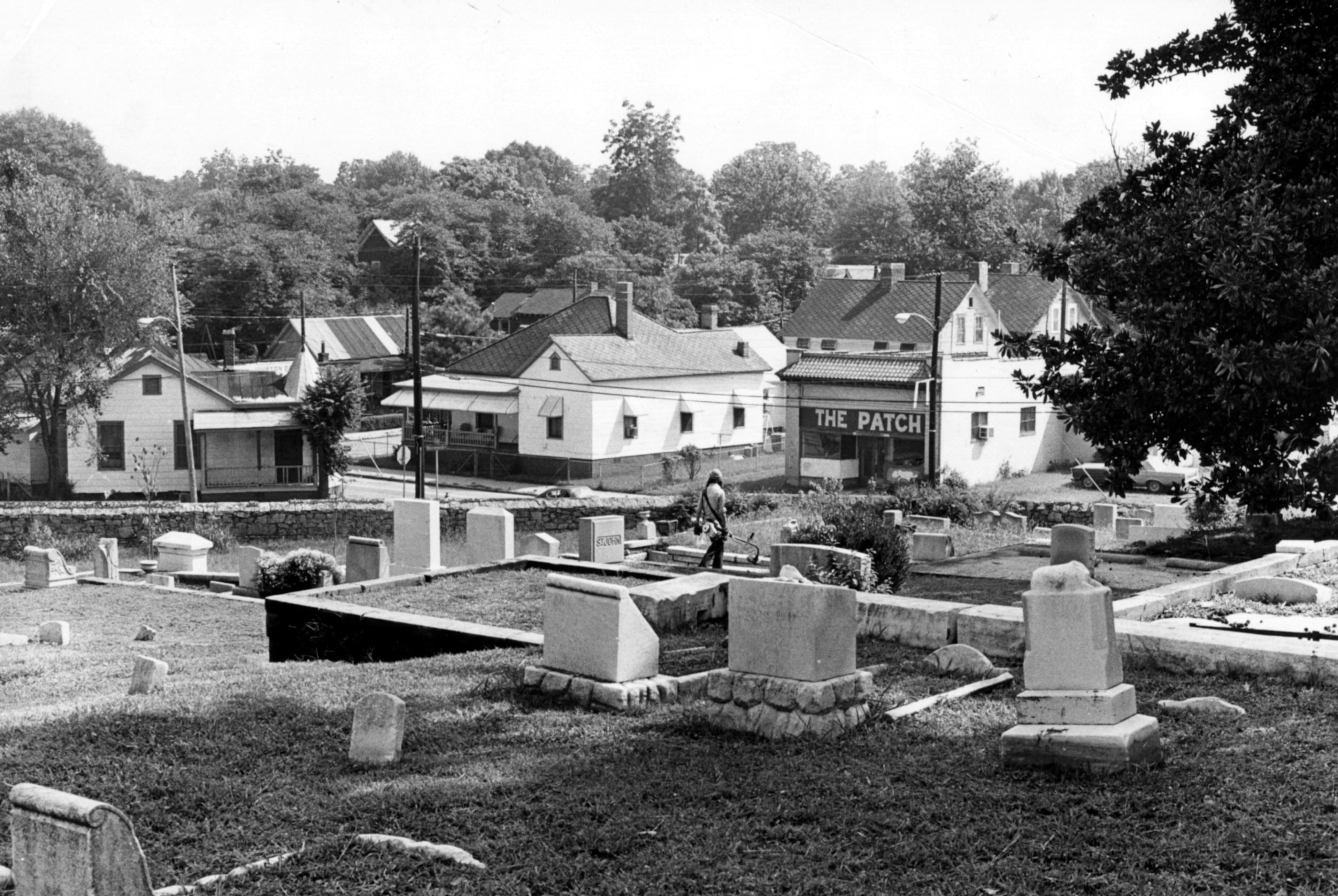 Cabbagetown as seen from Oakland Cemetery on Sept. 3, 1979.