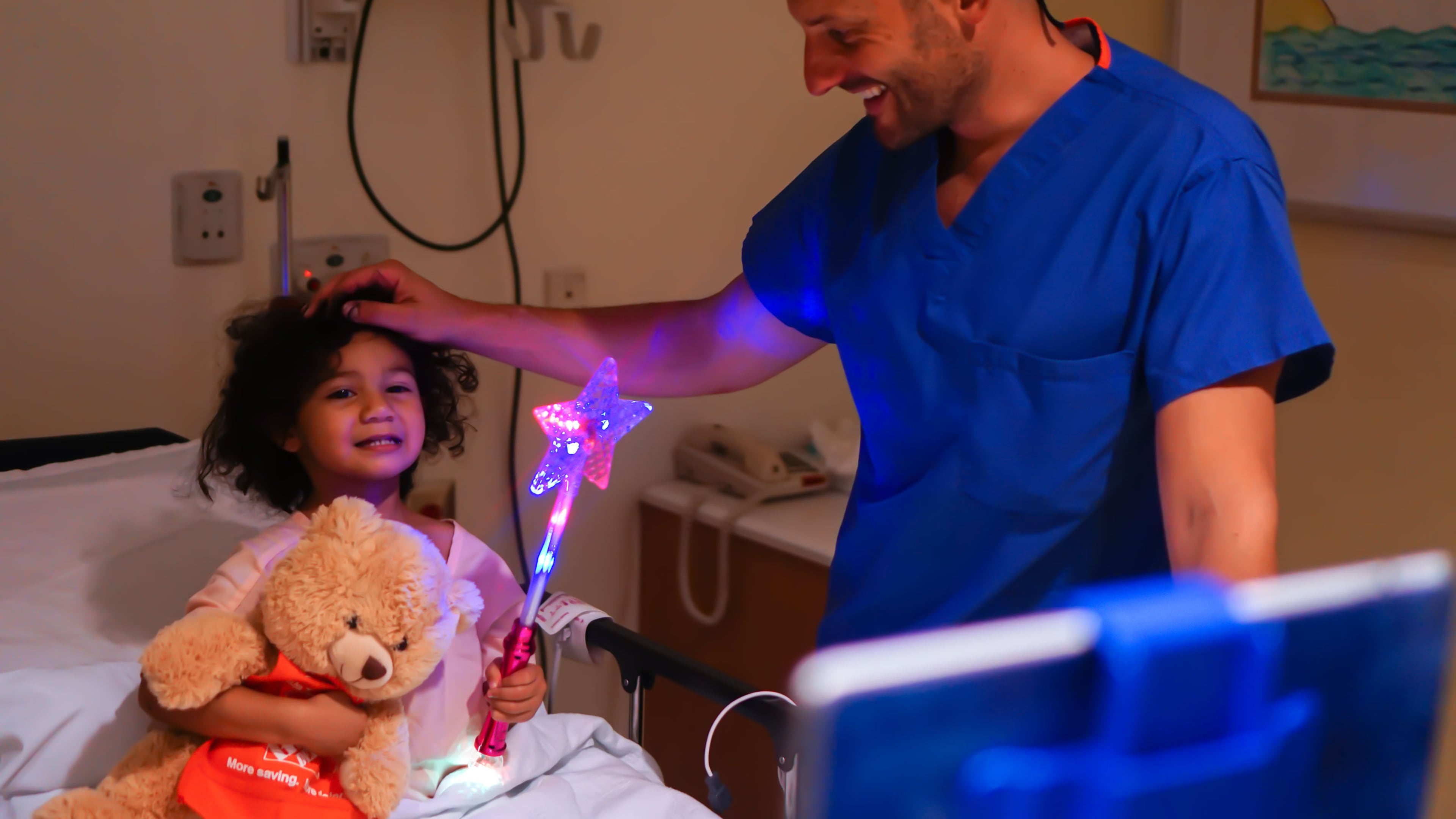 Kids before going into surgery can cuddle stuffed animals, other toys, to find comfort in a scary situation.