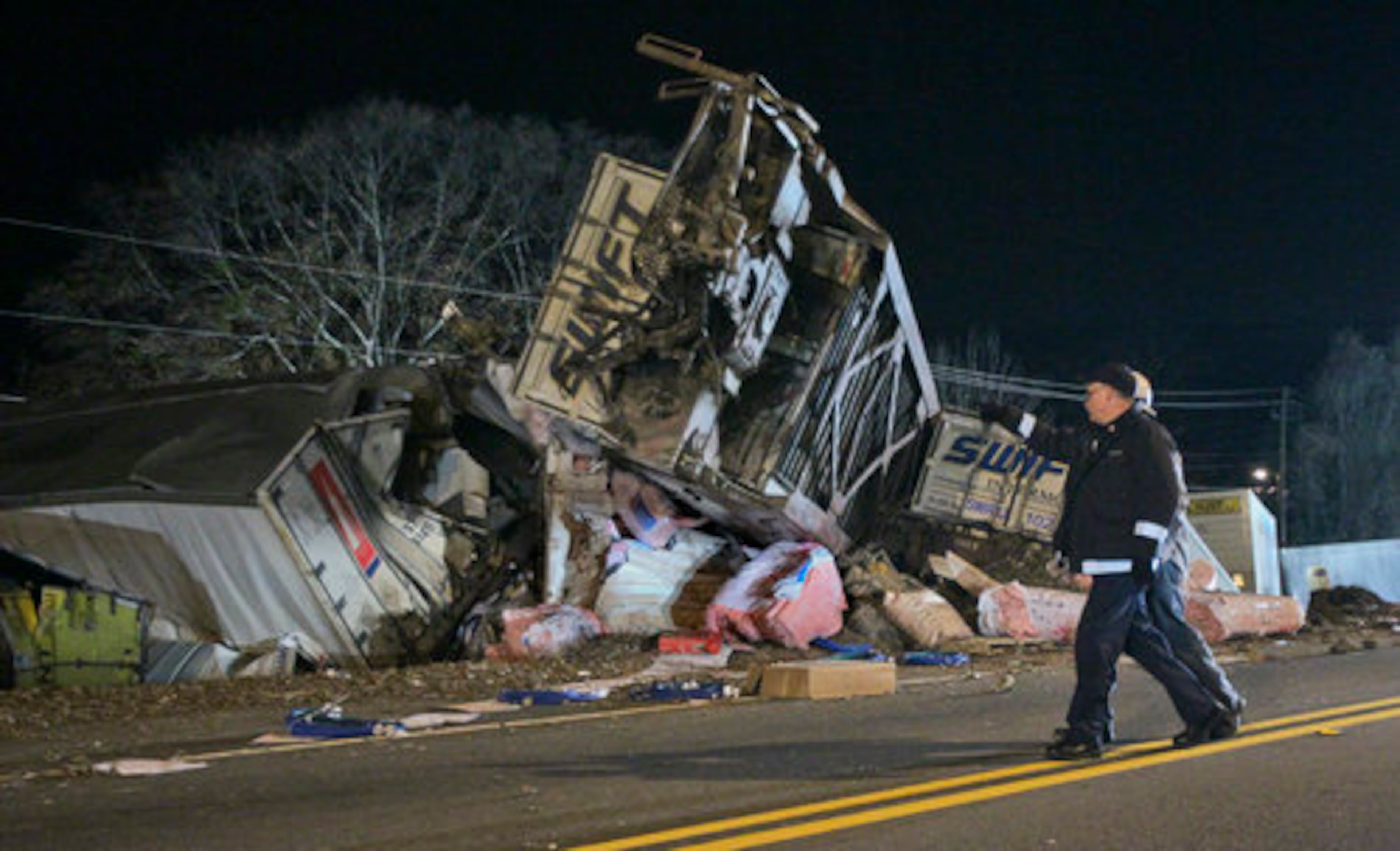 County officials said that while the cause of the derailment hadn't been determined, the train's engineer reported that the train did not strike any objects on the tracks.