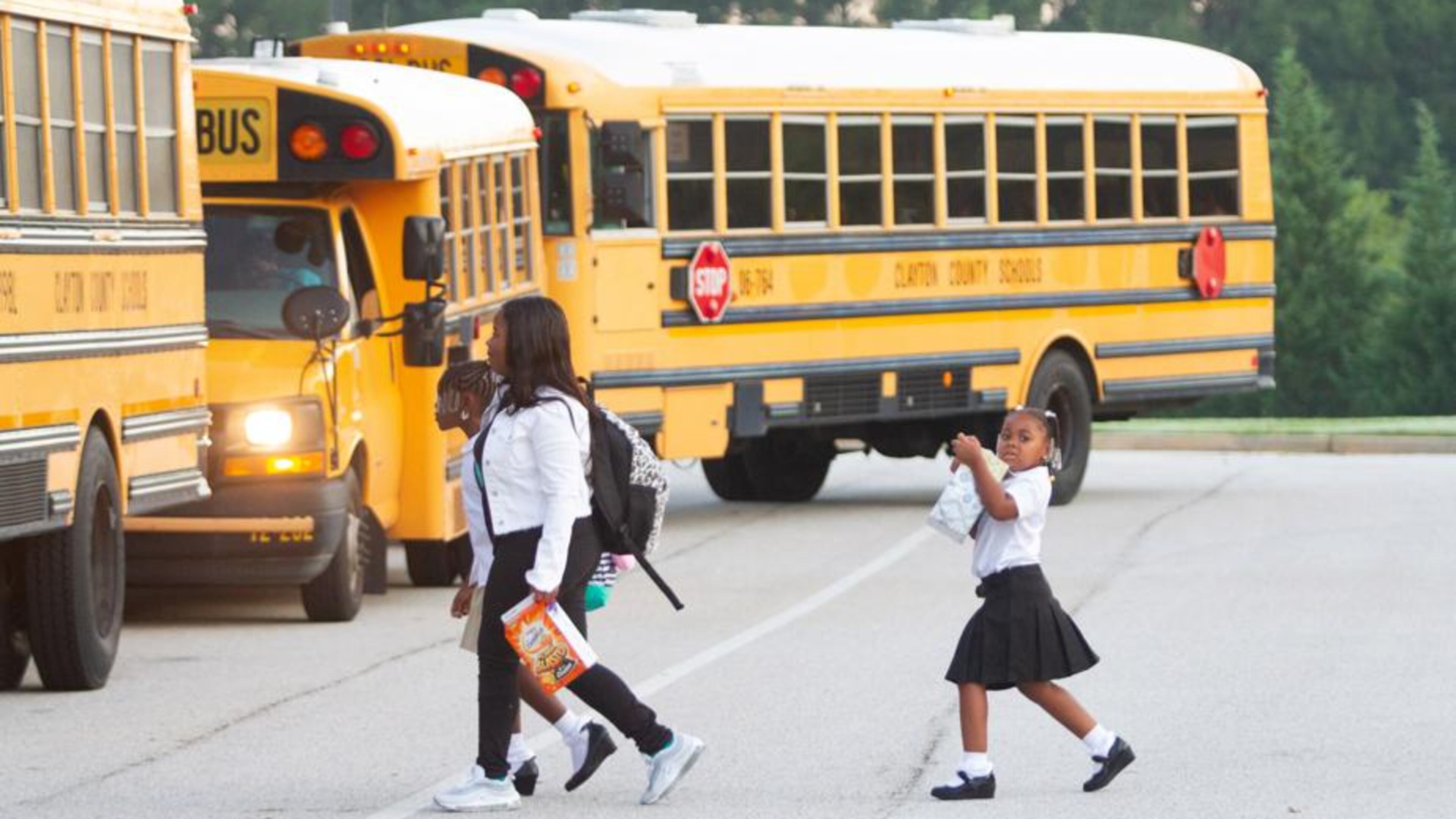 Clayton County Schools considering retrofitting school buses as wi-fi hotspots to help connect students without Internet access.