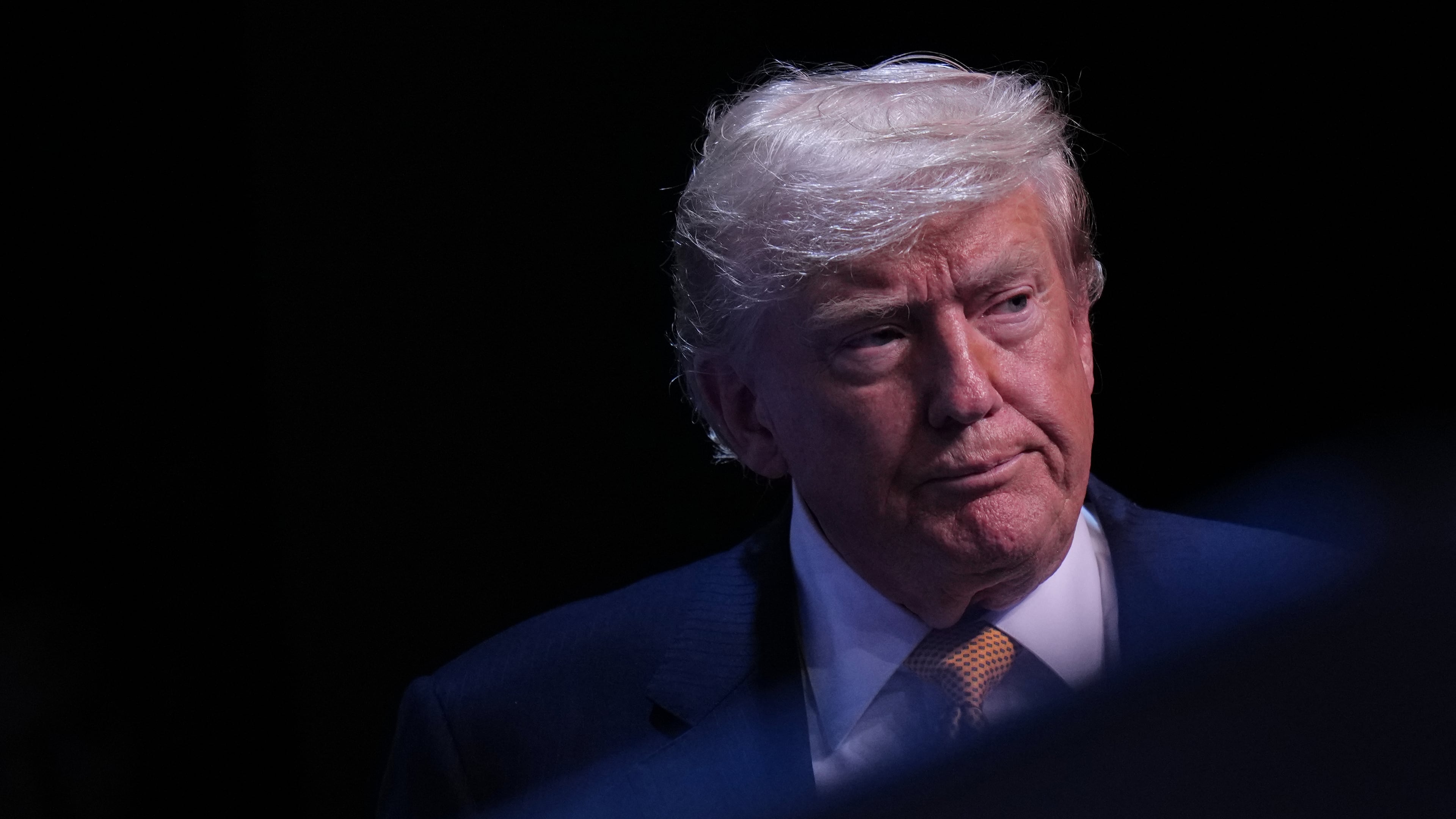 President Donald Trump arrives for a media conference at the NATO summit in Ankara, Turkey, Wednesday, July 8, 2026. (AP Photo/Francisco Seco)
