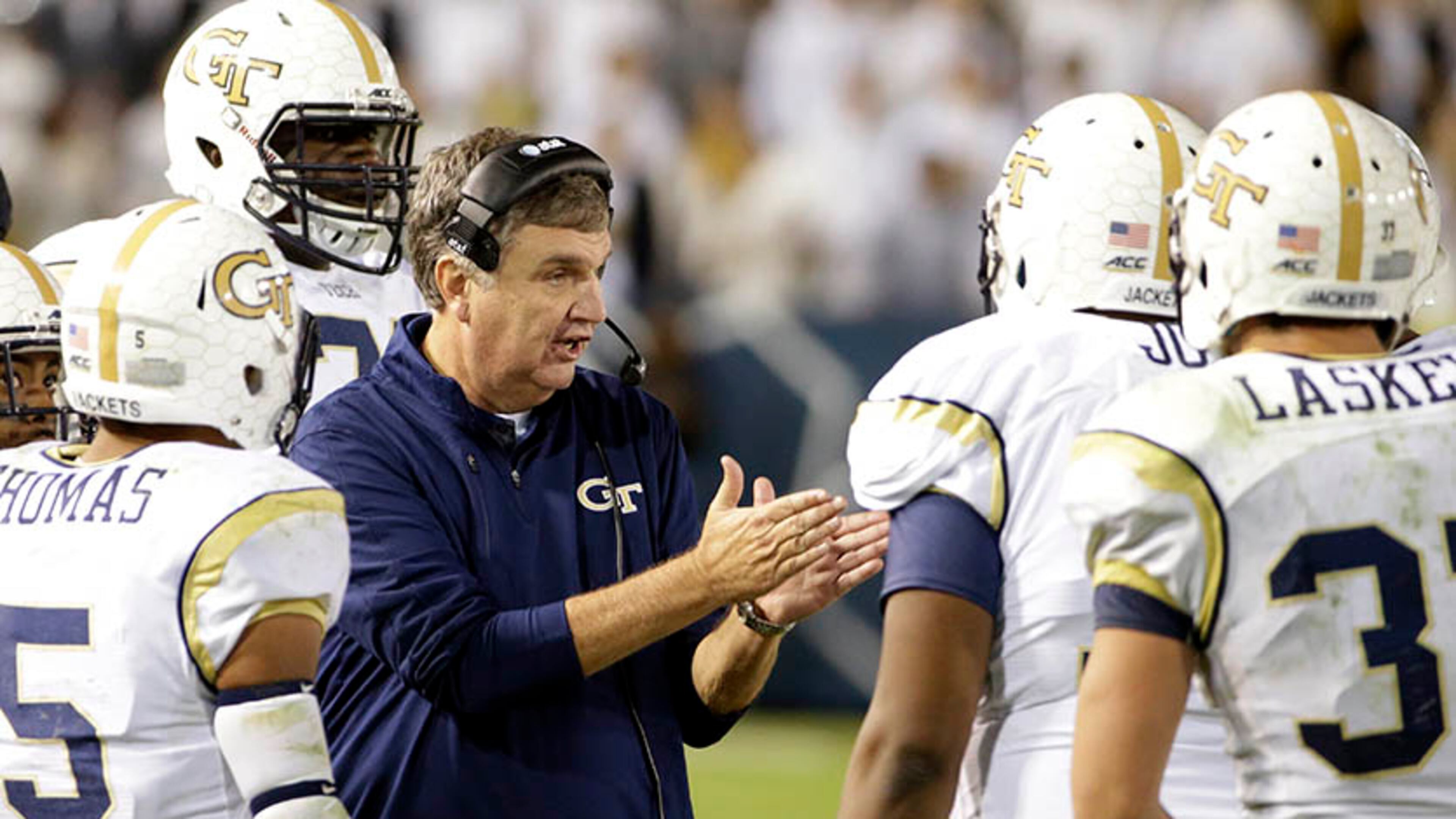 Georgia Tech's Paul Johnson, who was hired within days of David Cutcliffe at Duke in December 2007, is 6-0 against Cutcliffe.