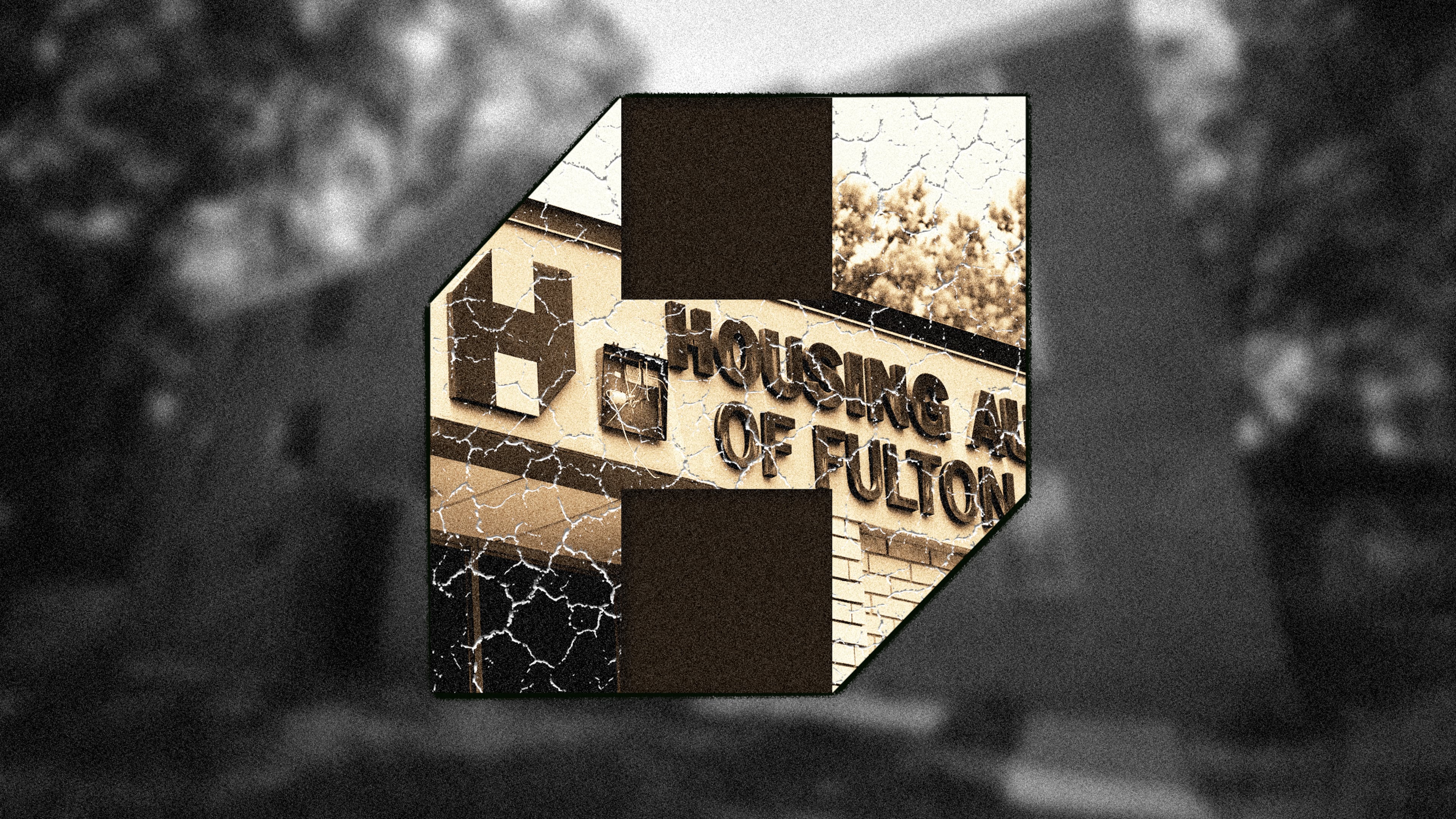 The Housing Authority of Fulton County failed to make rent payments on time for two months, causing concern among hundreds of tenants about the possibility of losing their homes. (Photo illustration: Phil Robibero / AJC)