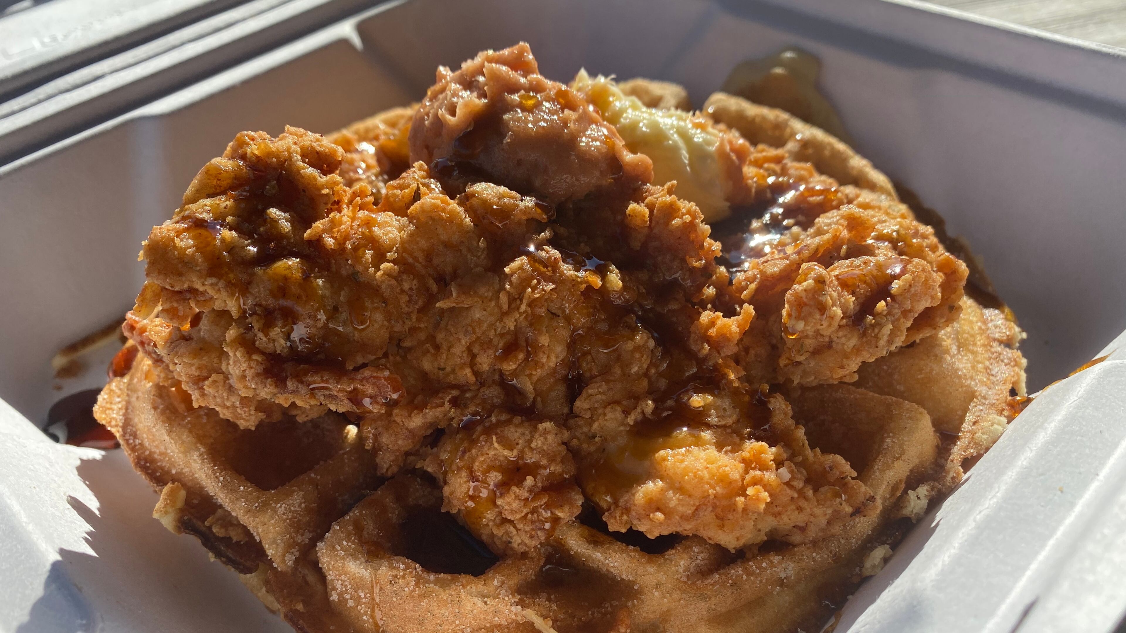 Chicken and Churros Waffle from the Brunch Apothecary in Dacula
Ligaya Figueras / ligaya.figueras@ajc.com