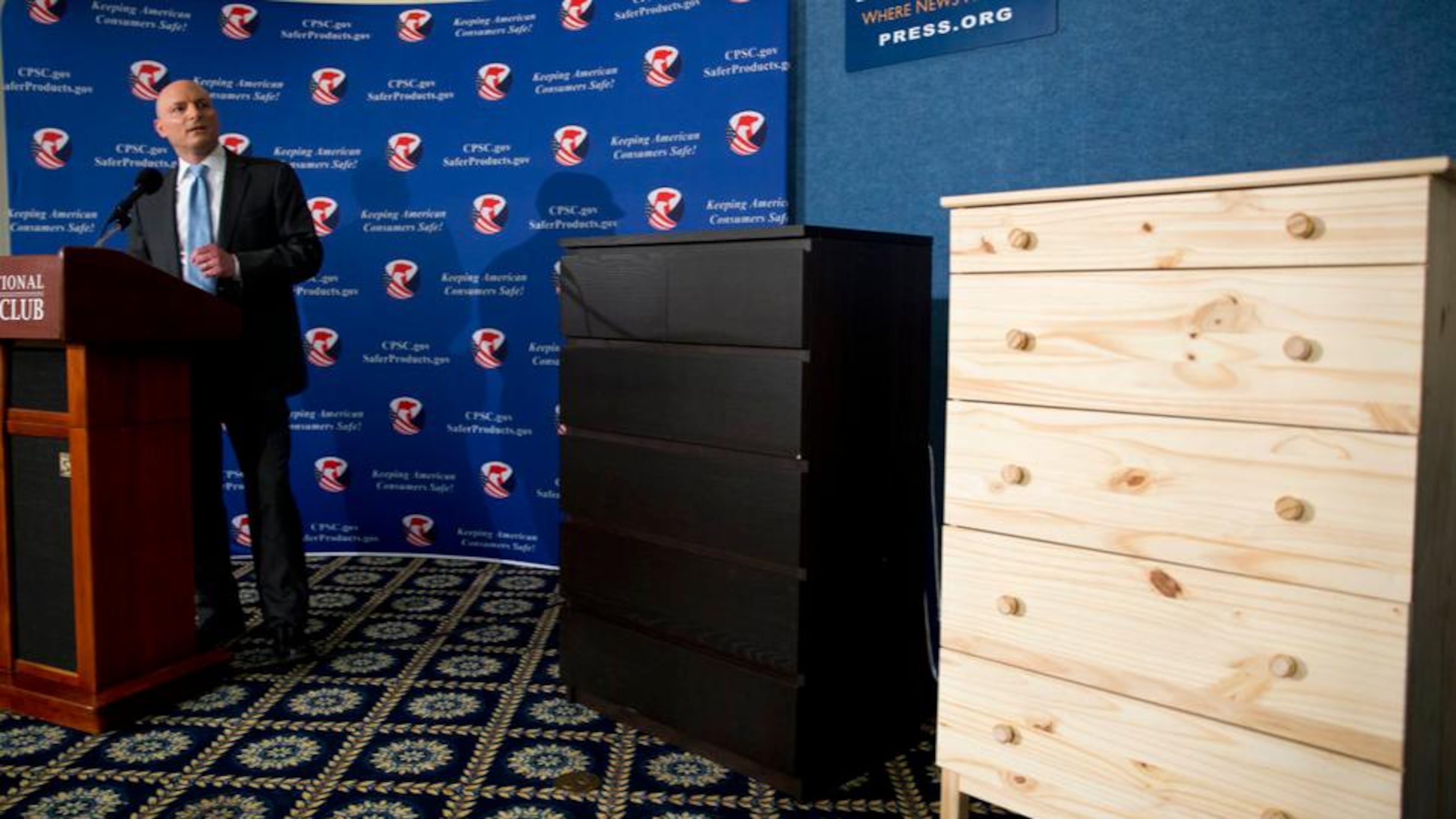 In 2016, Chairman Elliot Kaye and the Consumer Product Safety Commission spoke to the media after IKEA recalled 29 million chests and dressers after the death of a seventh child attributed to dressers tipping over. In 2023, the CPSC adopted tip-over standards written by the furniture industry, which Commissioner Richard Trumka opposed for not being strict enough. Trumka was one of three Democratic commissioners recently fired by the Trump administration.