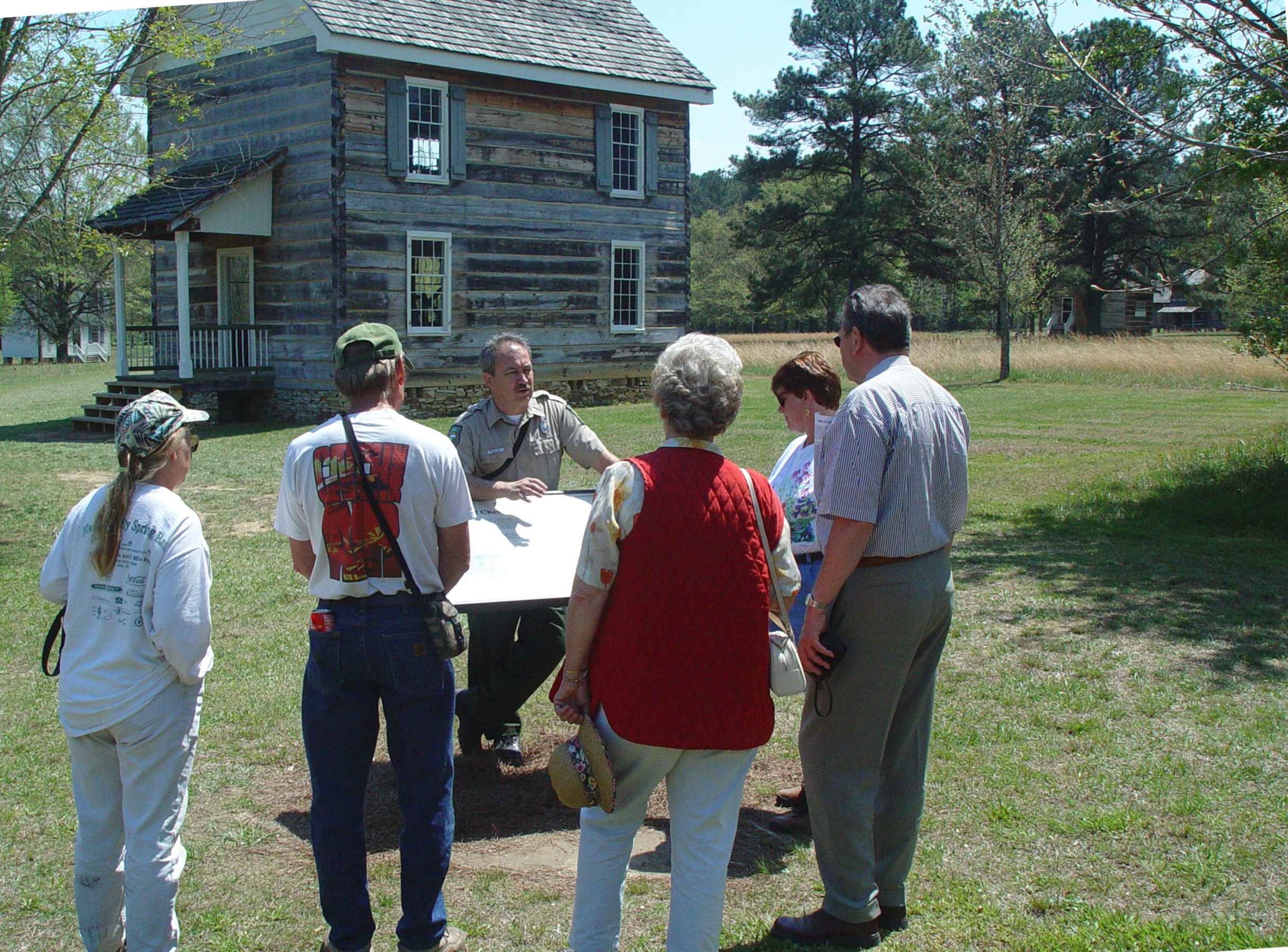 The Cherokee Council House at New Echota State Park is part of the Trail of Tears National Historic Trail. Sites along the Trail are preserved to remember and commemorate the survival of the Cherokee people, forcefully removed from their homelands in Georgia, Alabama, and Tennessee to live in Indian Territory, now Oklahoma. They traveled by foot, horse, wagon, or steamboat in 1838-1839. To locate sites along the Trail of Tears National Historic Trail, please visit the National Park Service's website: http://www.nps.gov/trte/planyourvisit/index.htm. -- Information and text from NPS.gov