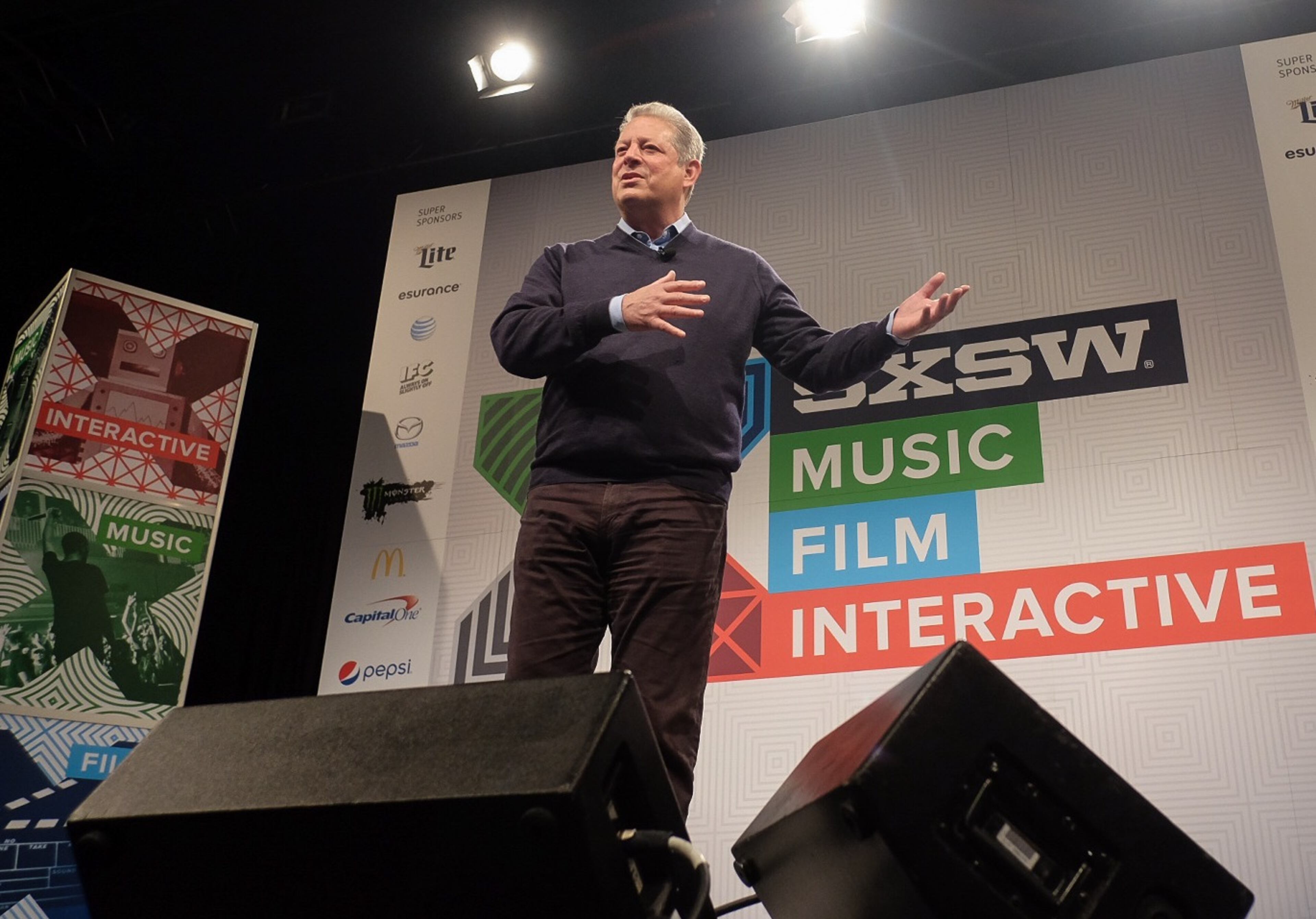 Former Vice President, Al Gore, speaks at SXSW Interactive on Friday, March 13, 2015 in Austin, Texas.
