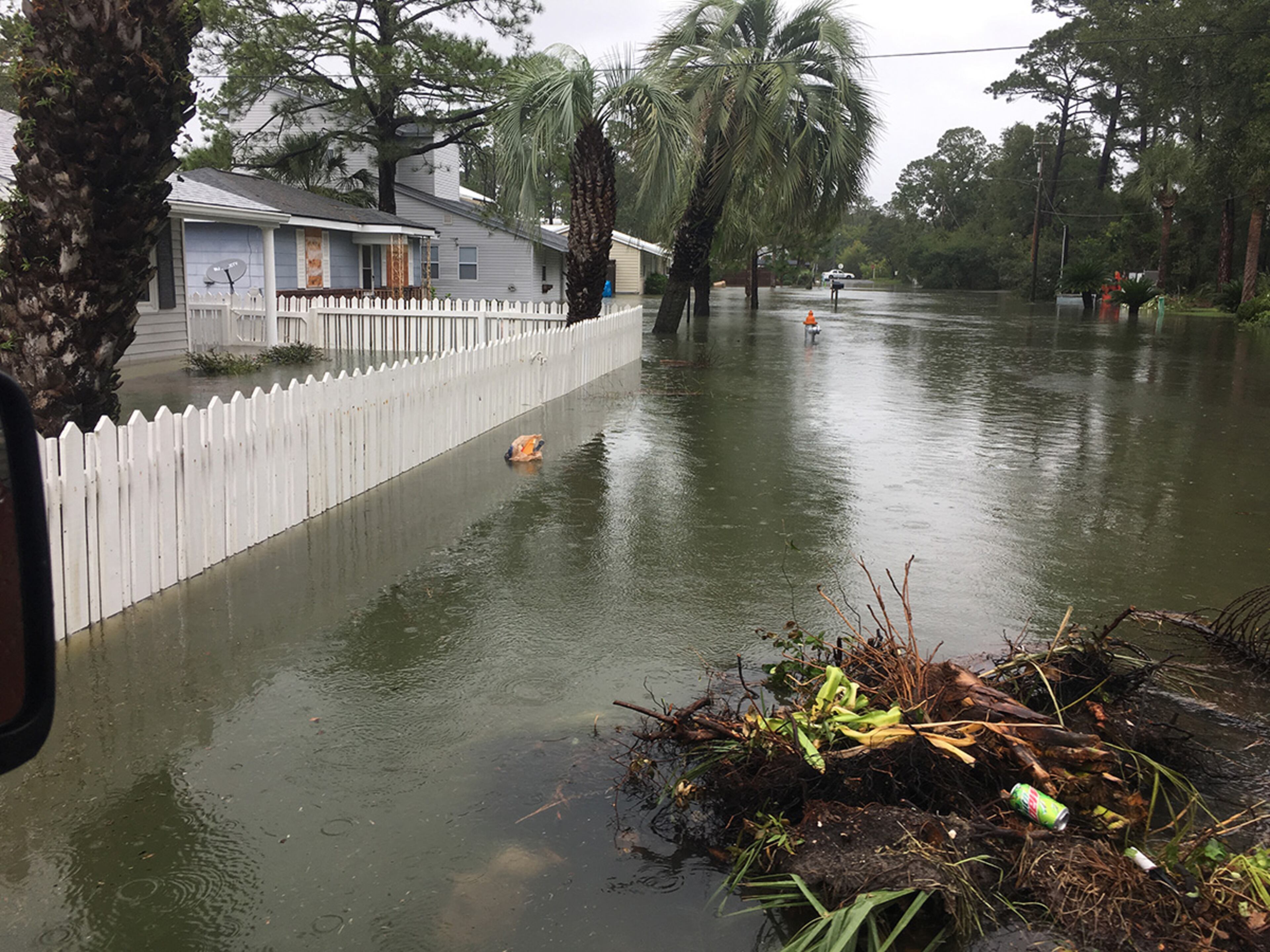 Tybee Island got swamped by Irma. Photo: courtesy of Cheryl McDaniel