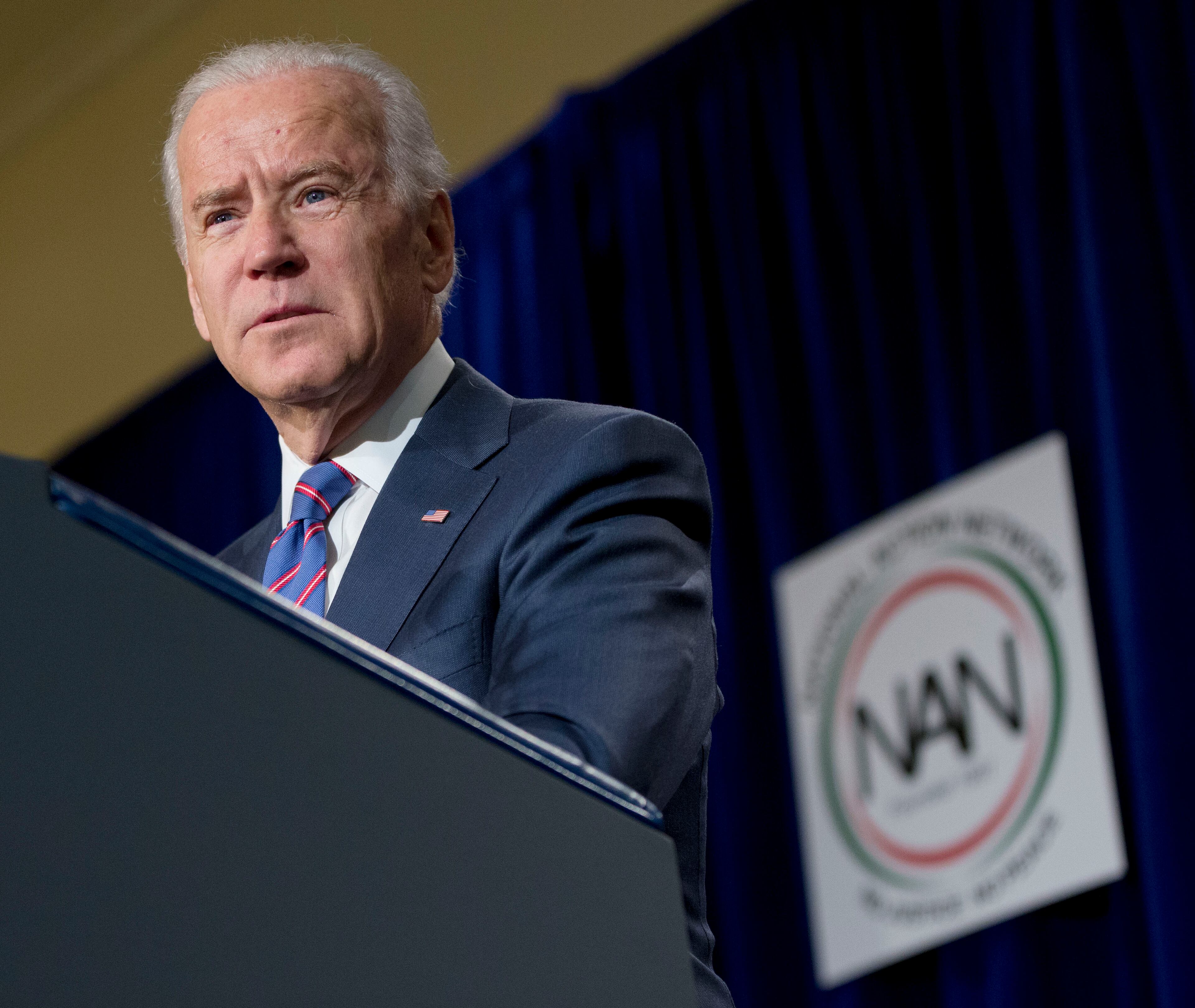 Vice President Joe Biden delivers the keynote address at the National Action Network's (NAN) Annual King Day breakfast convened by the Rev. Al Sharpton in Washington, Monday, Jan. 20, 2014.