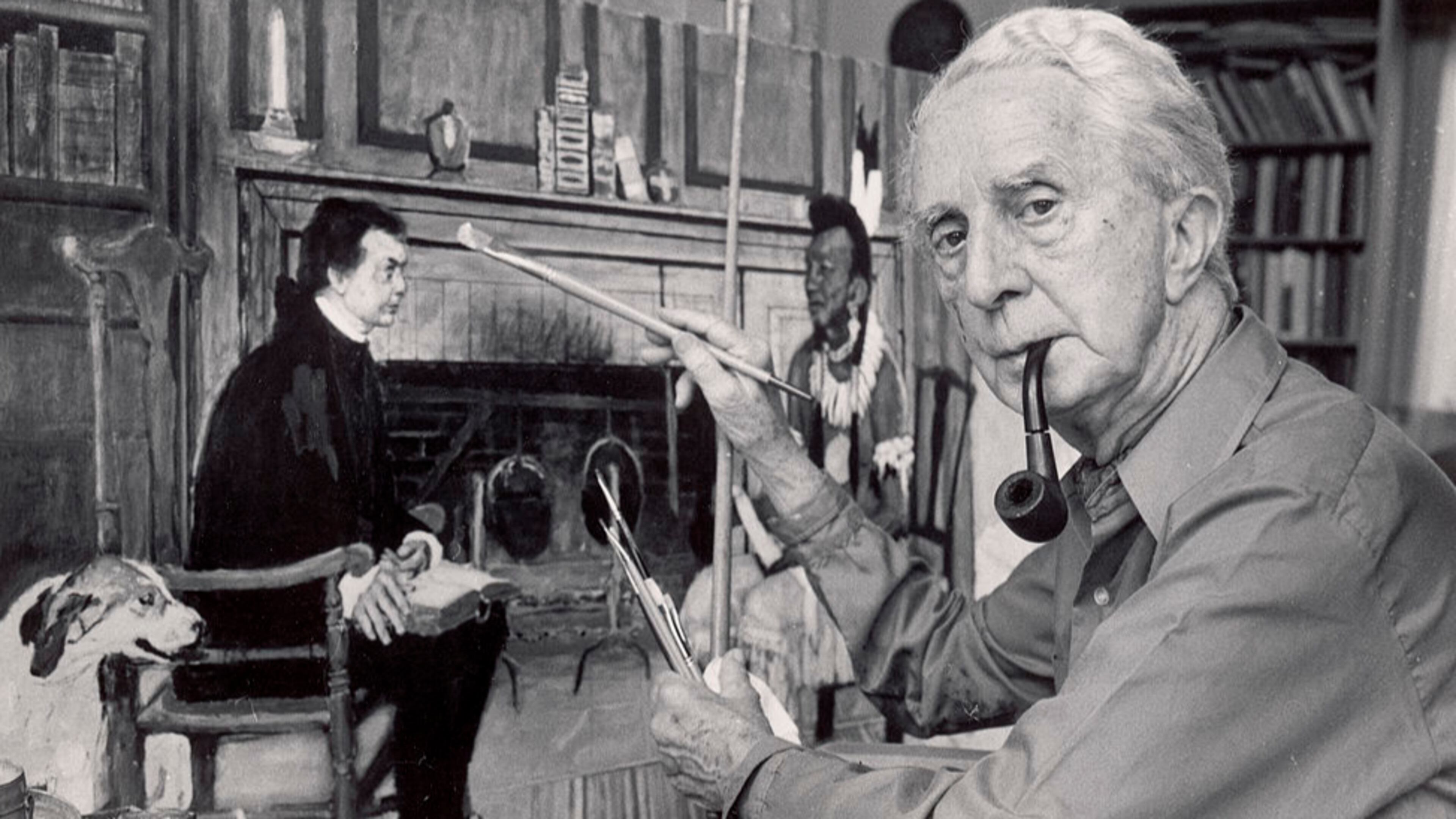 Famed painter-illustrator Norman Rockwell lived in Vermont for a decade.