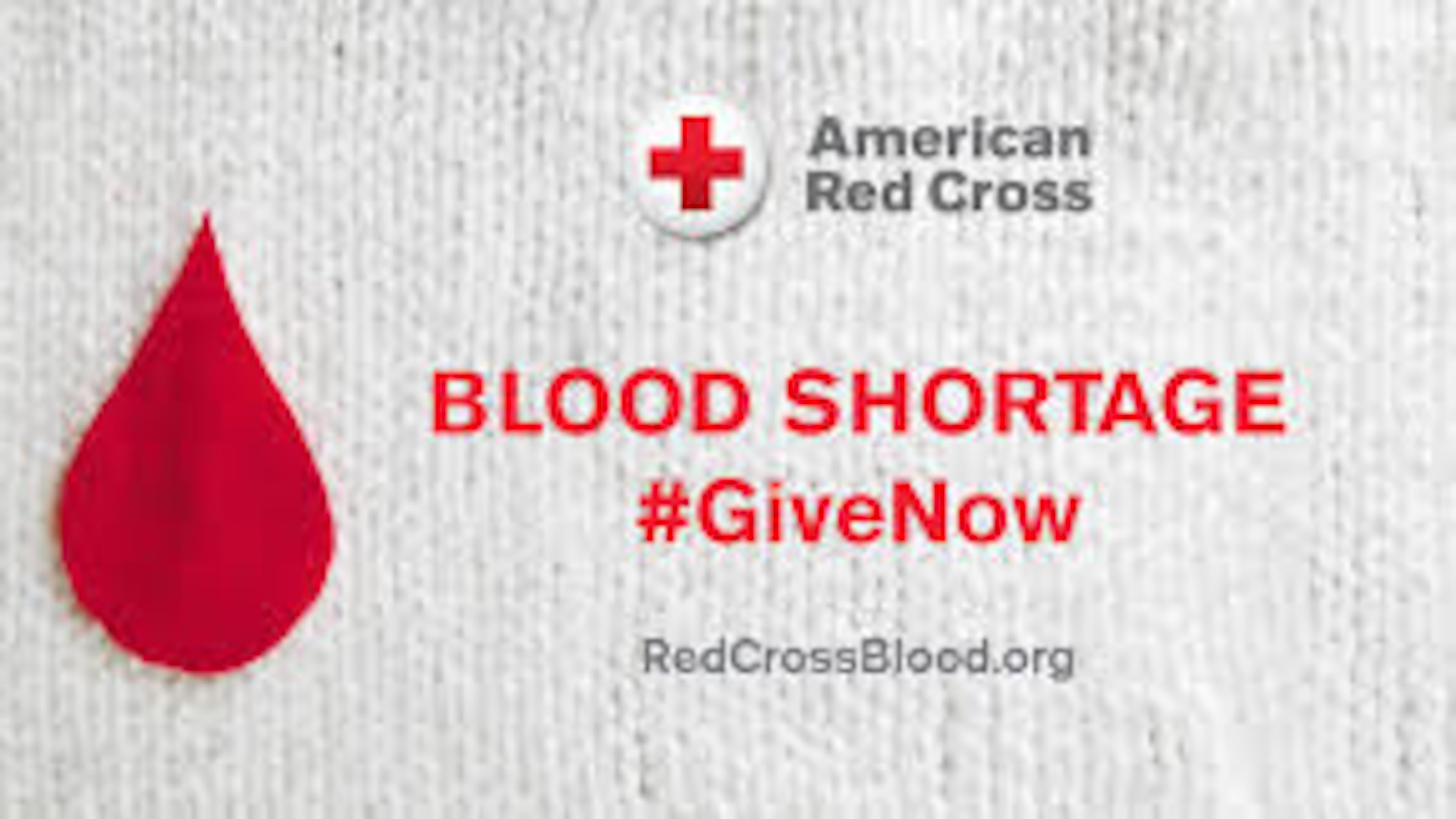 The Red Cross says it is in critical need of type O blood and is urging donors to come forth. As an added incentive, all donors who come to give by June 10 receive a $5 Amazon.com Gift Card in thanks.