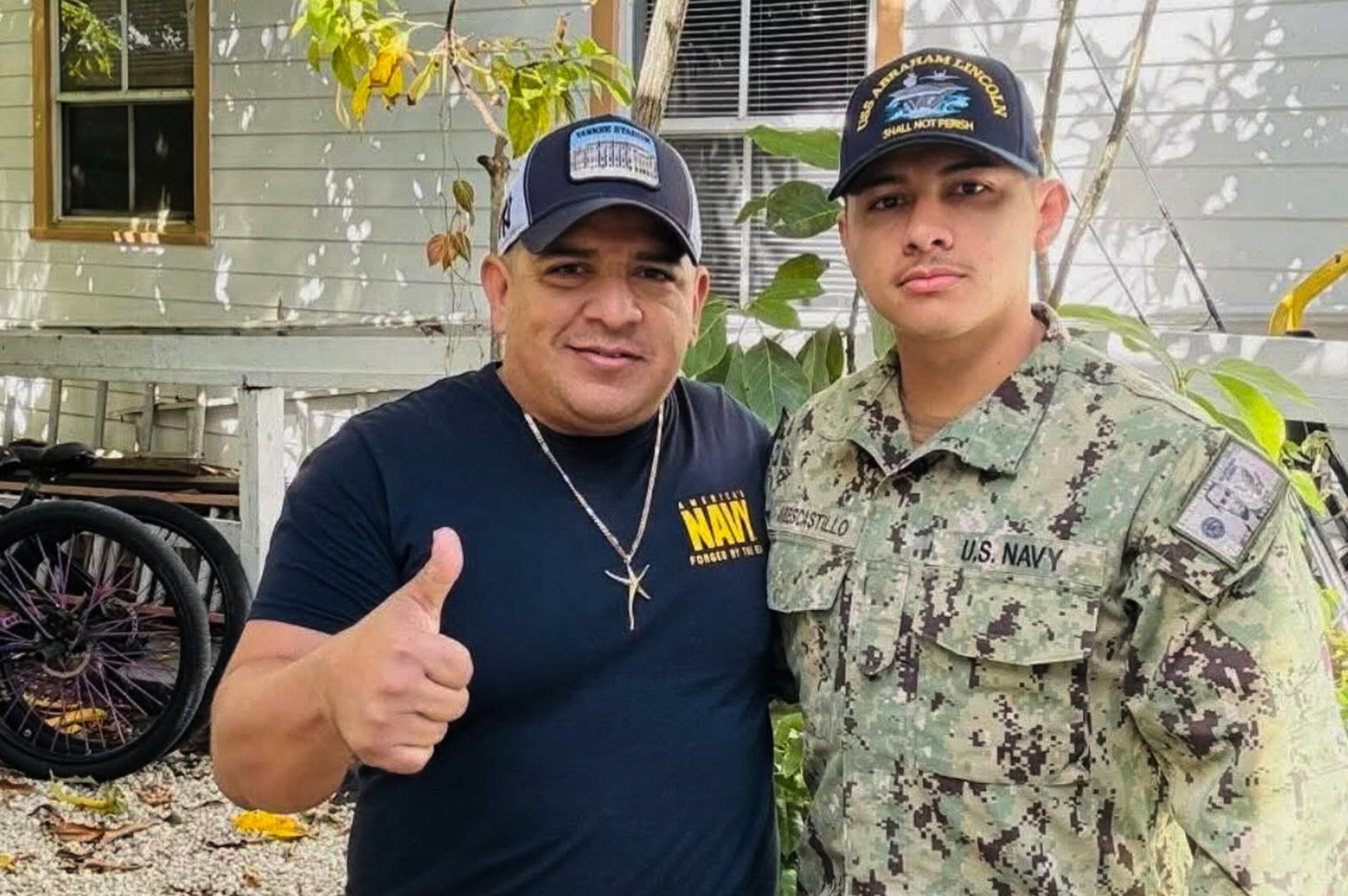 USS Lincoln Soldier Father Arrested