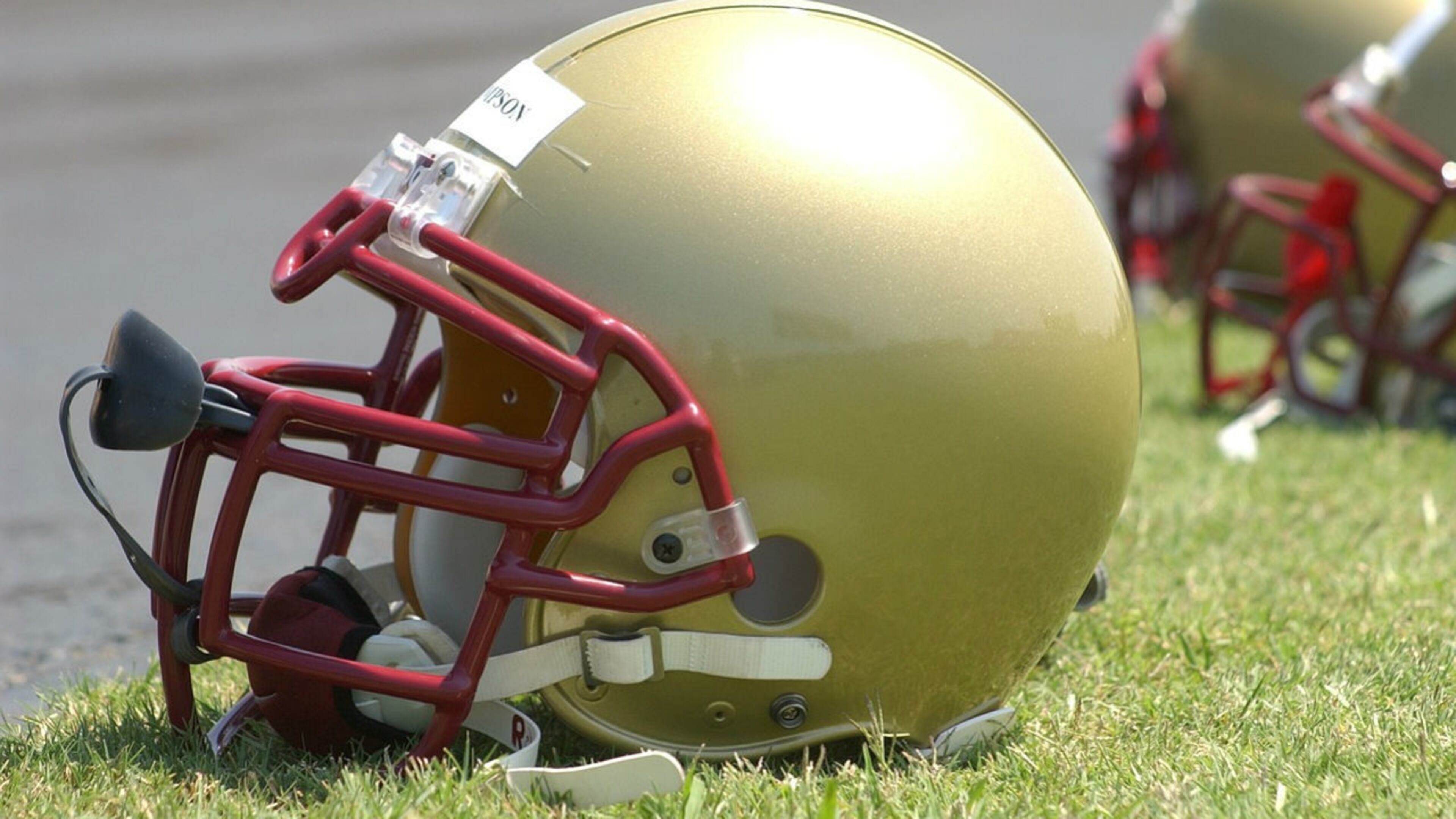 FILE PHOTO: A player head-butted a referee after it appears he had been ejected from the game, video shows. The player was wearing a helmet when the assault happened.