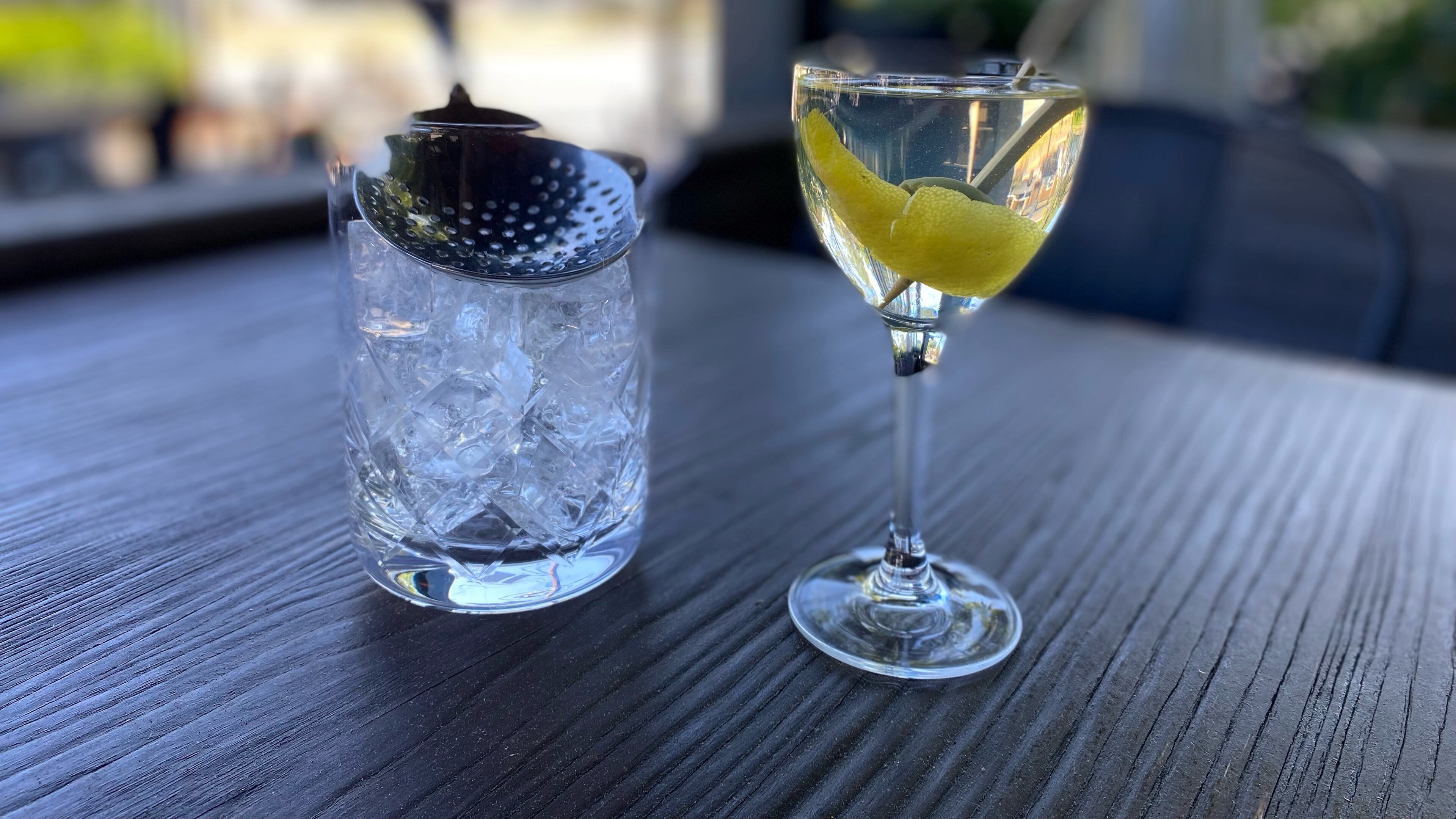 Whether you prefer your martini "wet" or "dry," try it with a twist of lemon peel. Krista Slater for The Atlanta Journal-Constitution