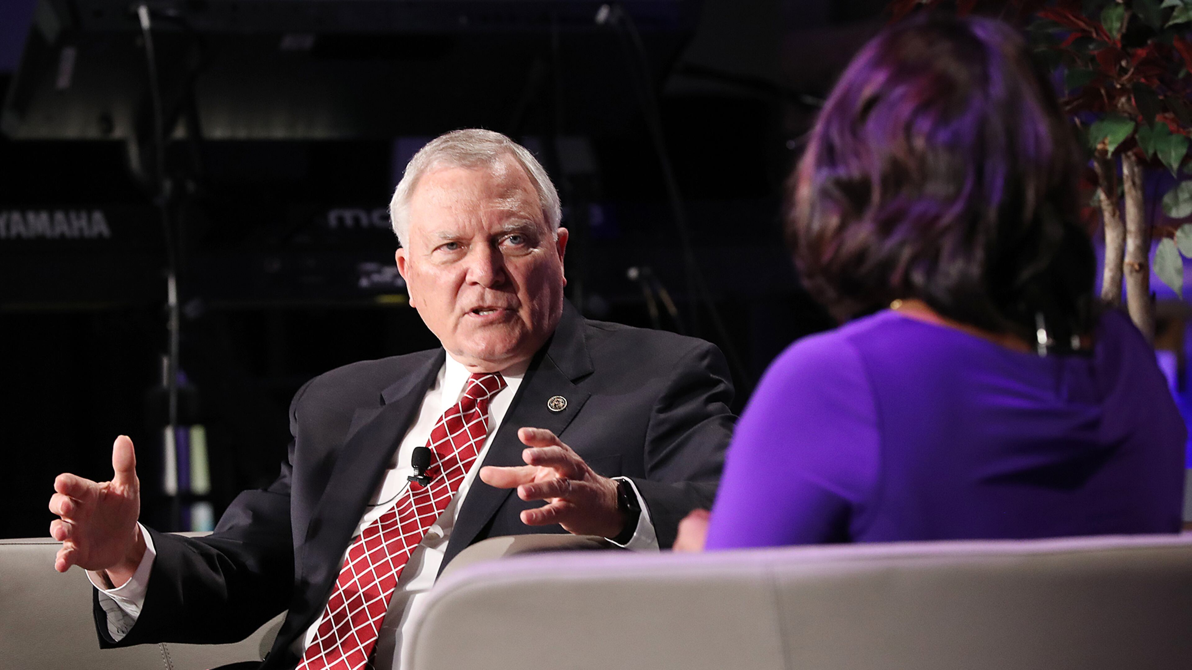 Gov. Nathan Deal discusses the Opportunity School District referendum with moderator Karen Greer and members of the audience at Impact Church on Tuesday, Oct. 25, 2016, in East Point. Curtis Compton /ccompton@ajc.com