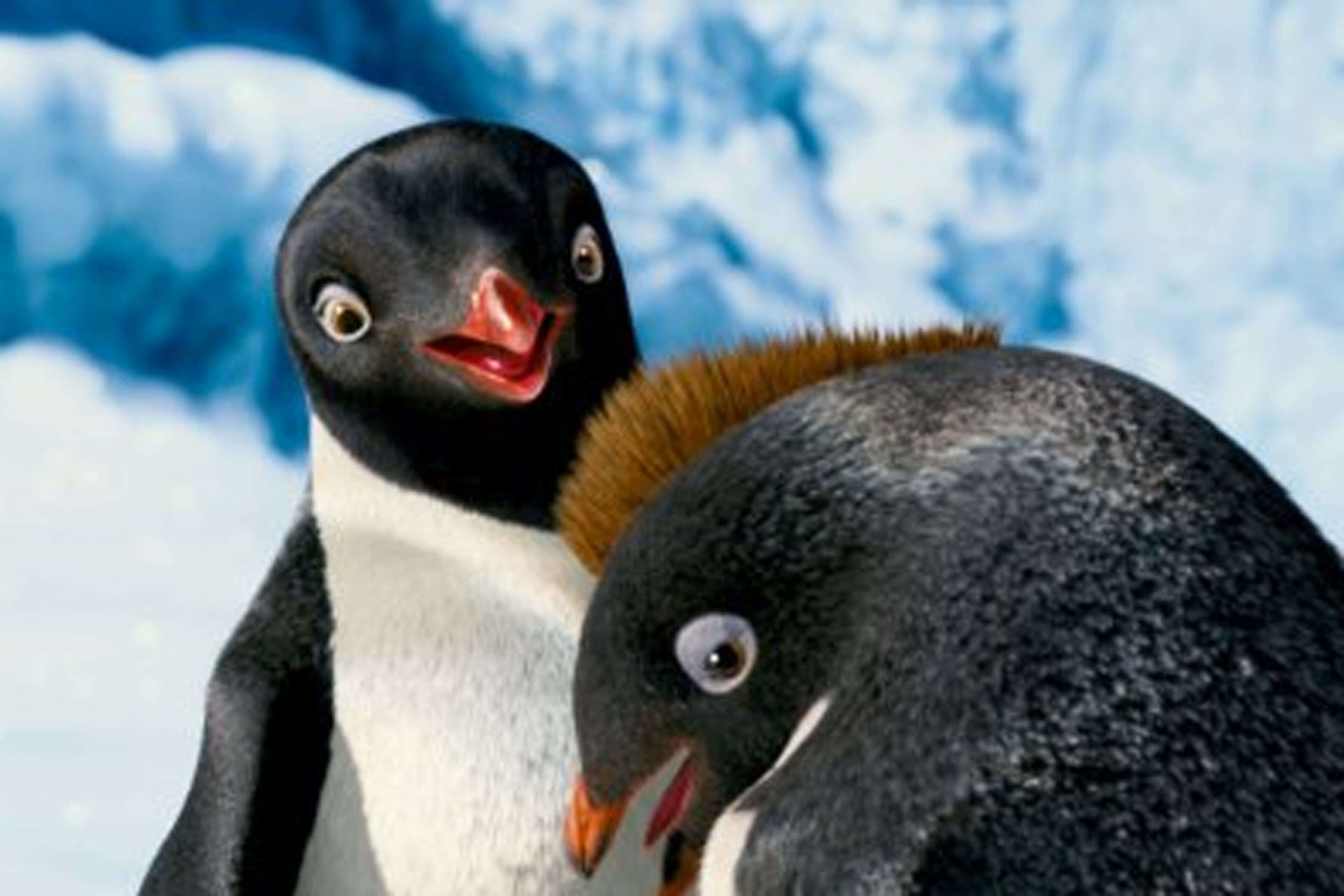 Elijah Wood, Robin Williams, Brad Pitt and Matt Damon lead the voice cast in the 3-D follow-up to the animated penguin hit. Release date: Nov. 18. © 2011 - Warner Bros.