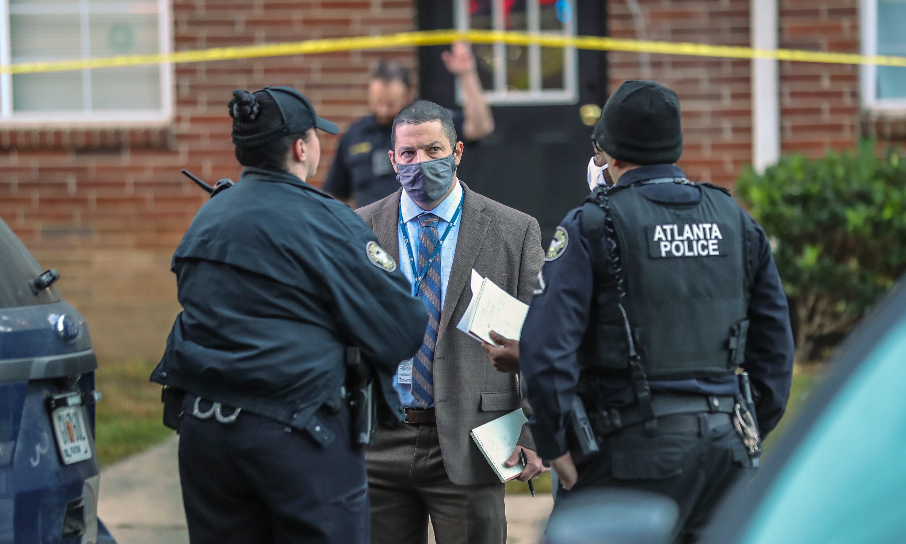 Police believe the woman's apartment was targeted in the shooting, though investigators have not released a motive.