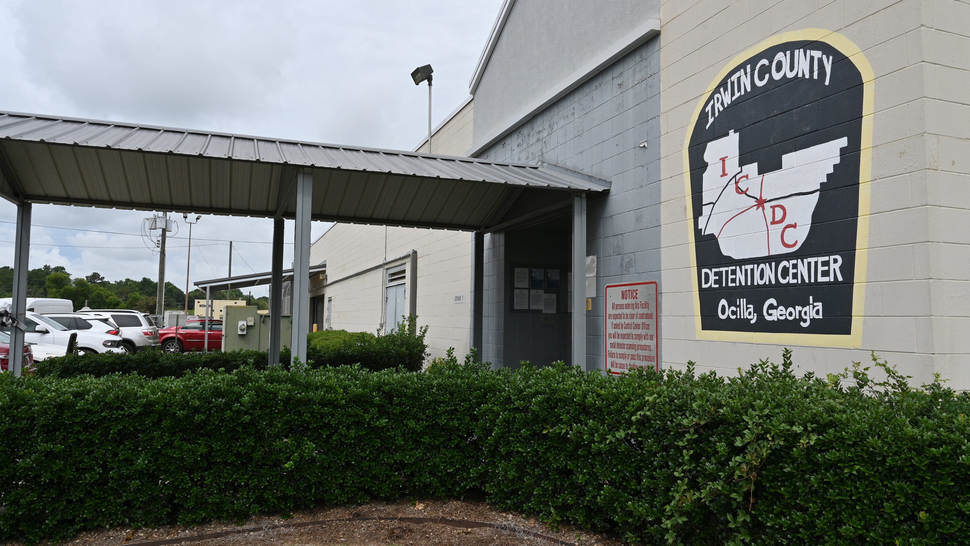 The Irwin County Detention Center in Ocilla, Georgia, housed undocumented immigrants taken into custody by the federal Immigration and Customs Enforcement agency. A new documentary explores conditions at Irwin through the lens of the first months of the coronavirus pandemic. (Hyosub Shin / Hyosub.Shin@ajc.com)
