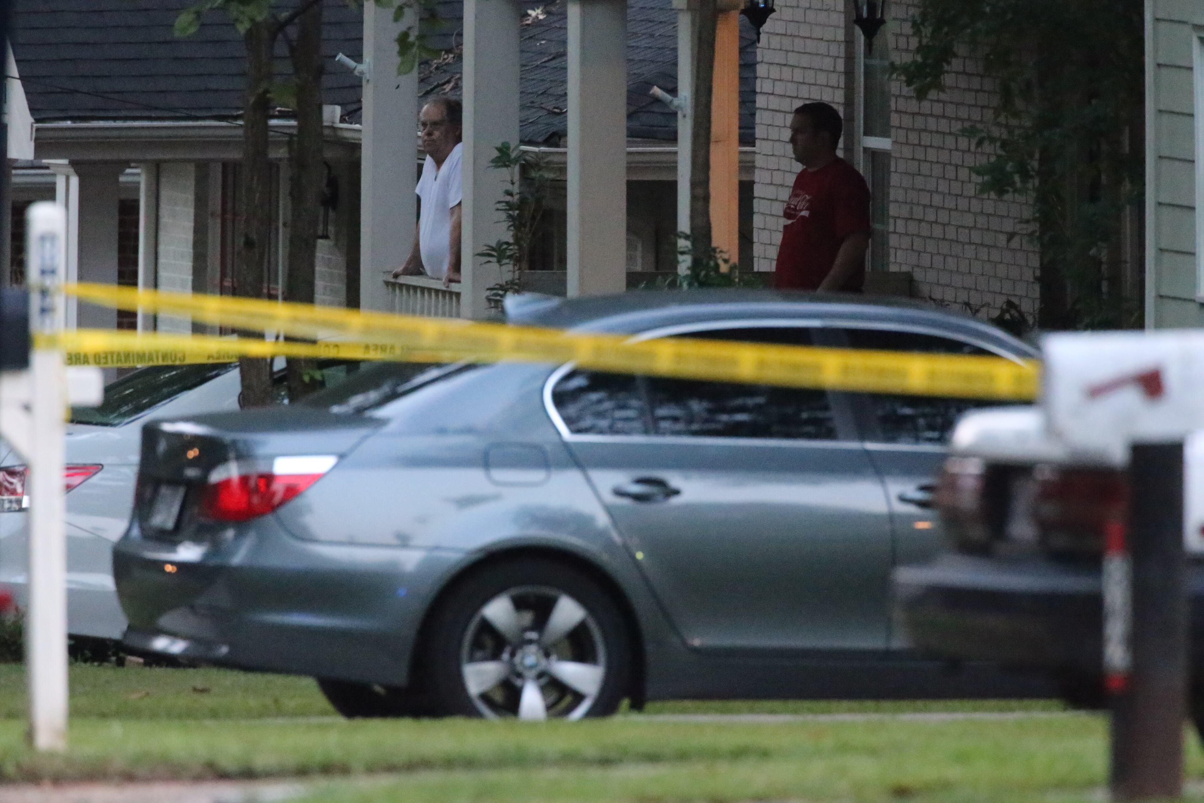 Atlanta police investigate a fatal shooting near East Atlanta Village on Friday, Sept. 13, 2013.