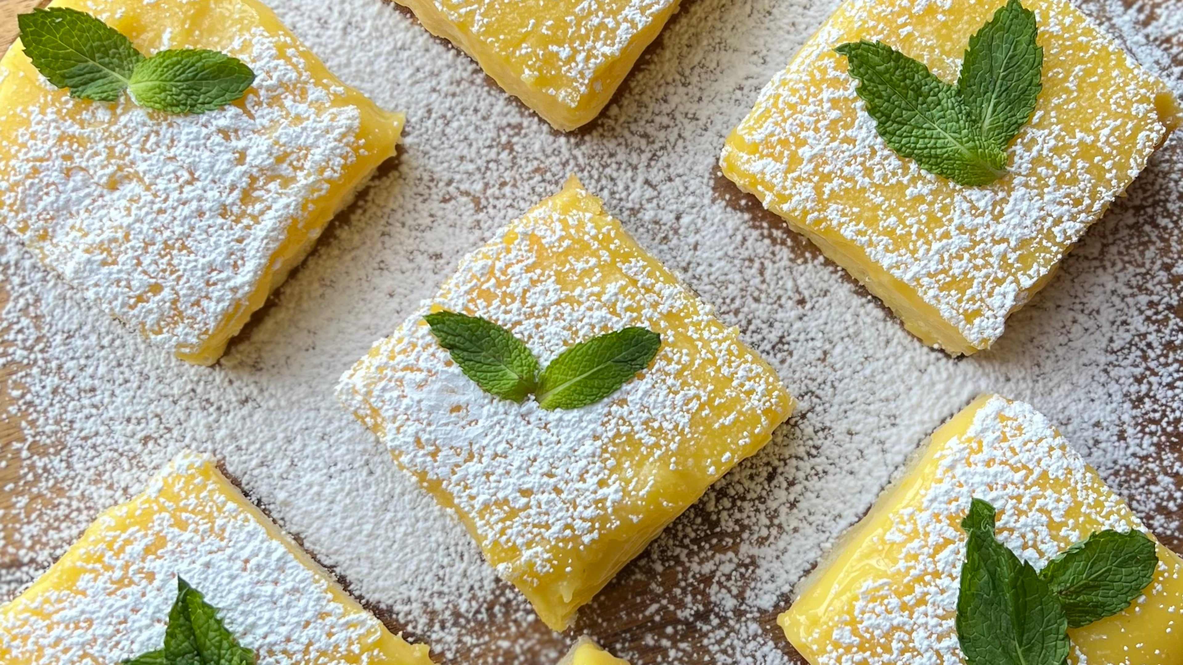 Very Lemony Bars. Courtesy of Mia Frazier