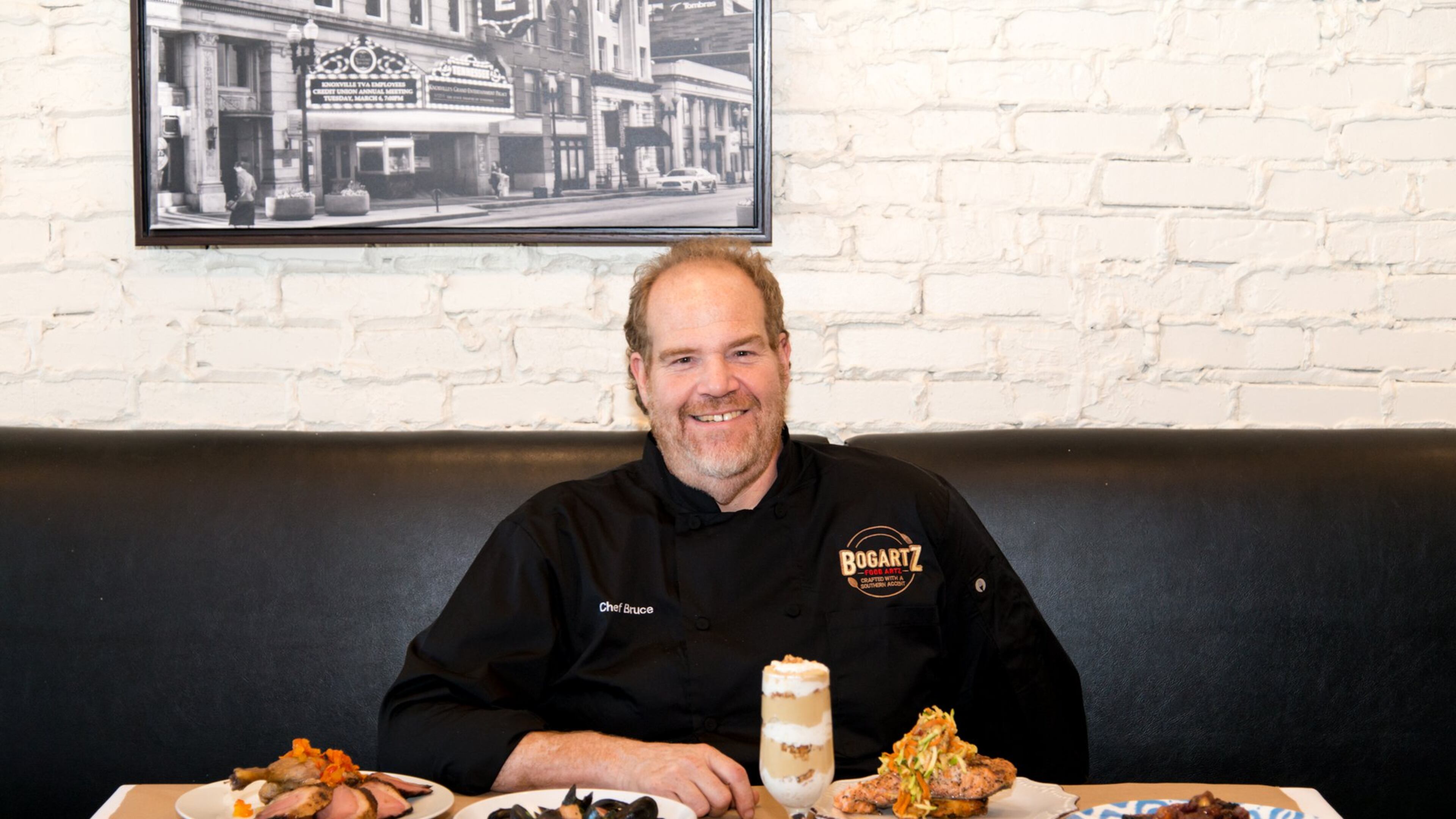 Bogartz Food Artz chef Bruce Bogartz. Photo credit- Mia Yakel.