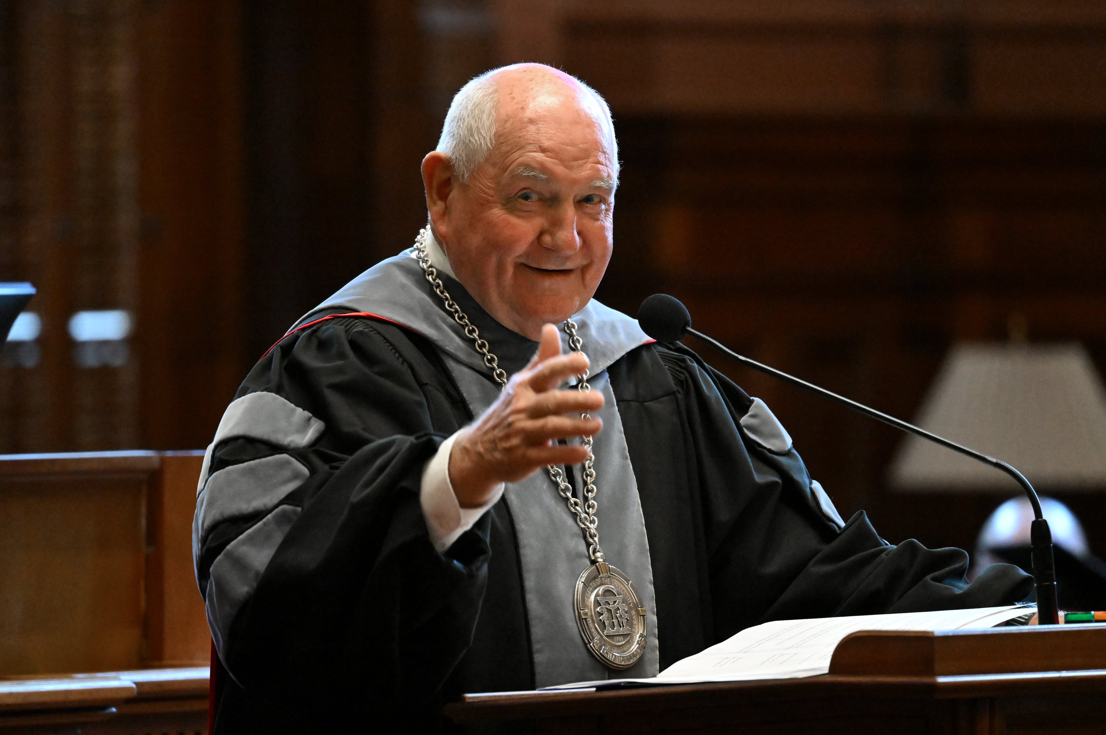 Inauguration held for university system chancellor Sonny Perdue