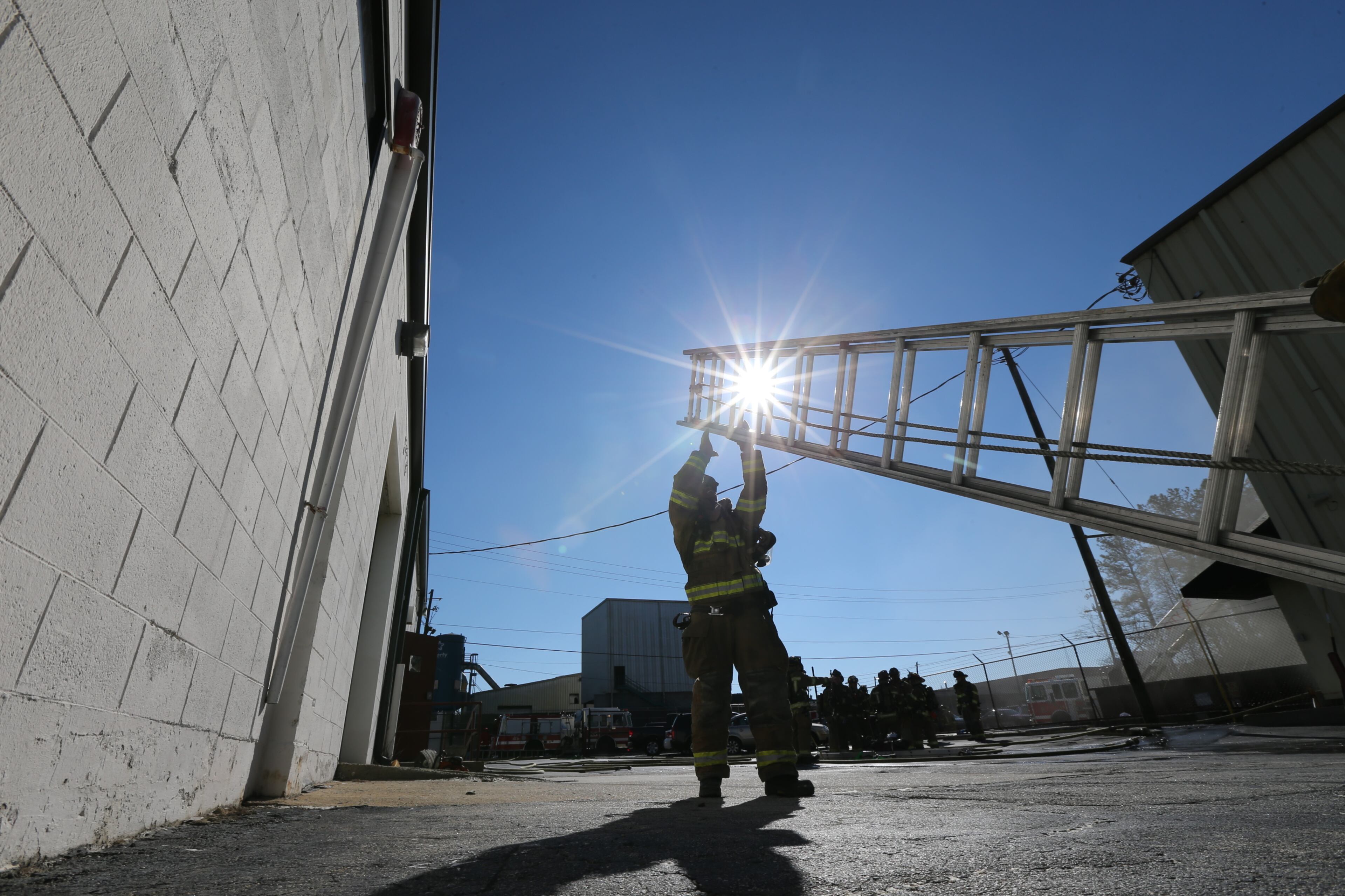 No injuries were reported in a two-alarm fire that damaged an art studio in a northwest Atlanta industrial park late Thursday morning. The fire broke out before 10 a.m. in a “resin room” at Deljou Art Group in the 1600 block of Huber Street, according to Atlanta fire Assistant Chief Chris Wessels.