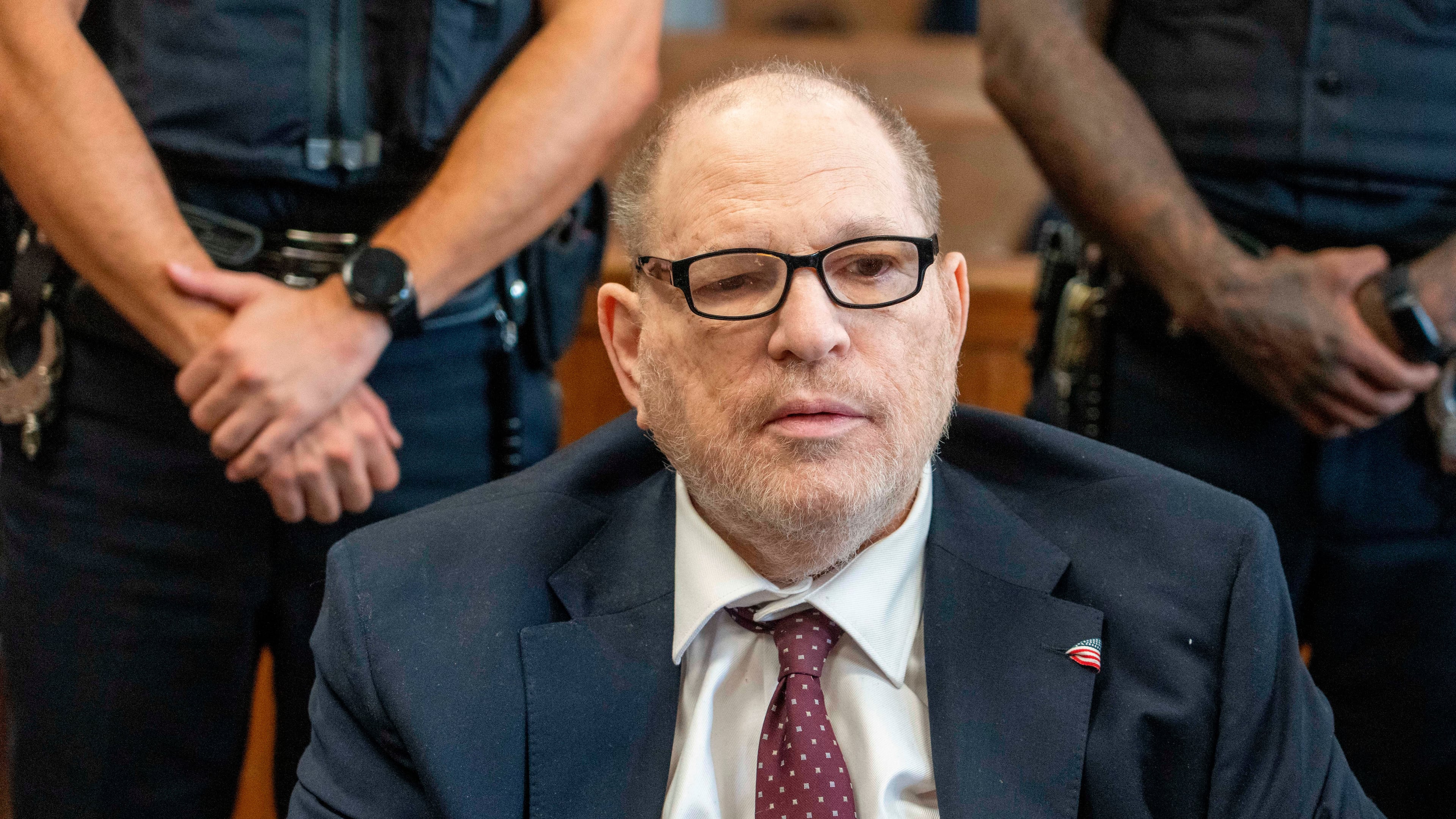 Harvey Weinstein appears in Manhattan criminal court on Wednesday, May 13, 2026, in New York. (Steven Hirsch /New York Post via AP, Pool)