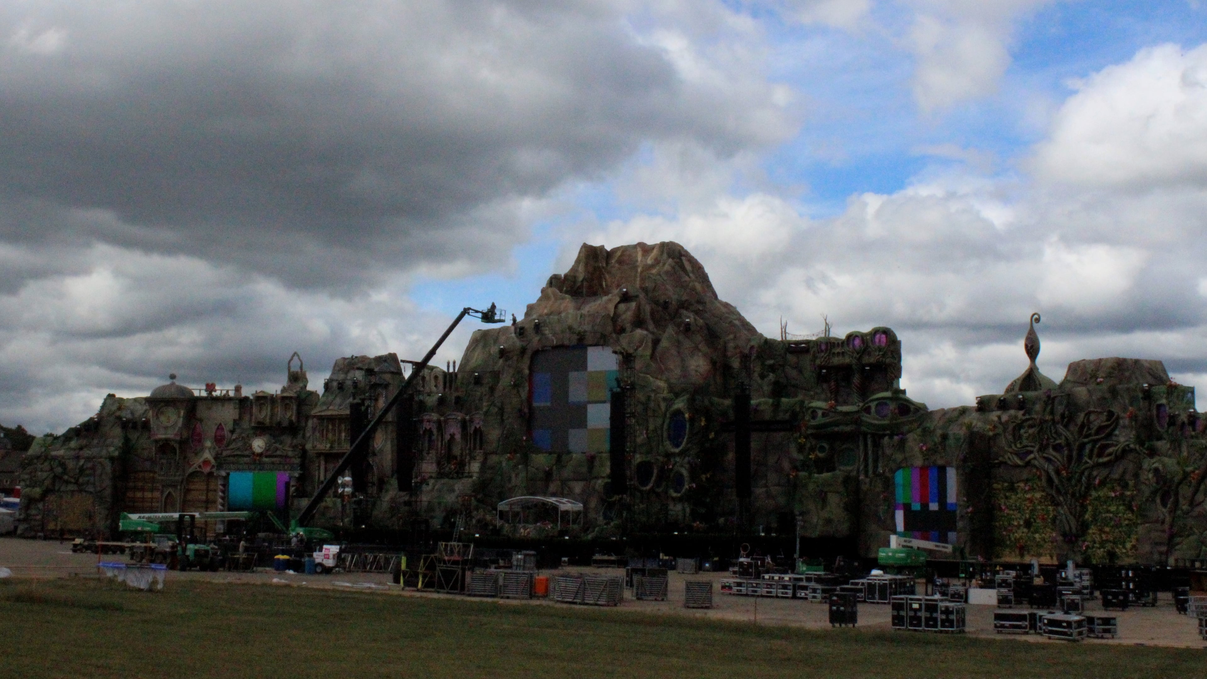 The stage for TomorrowWorld 2014 was used at its sister festival, TomorrowLand, in Belgium last year. Photo: Melissa Ruggieri