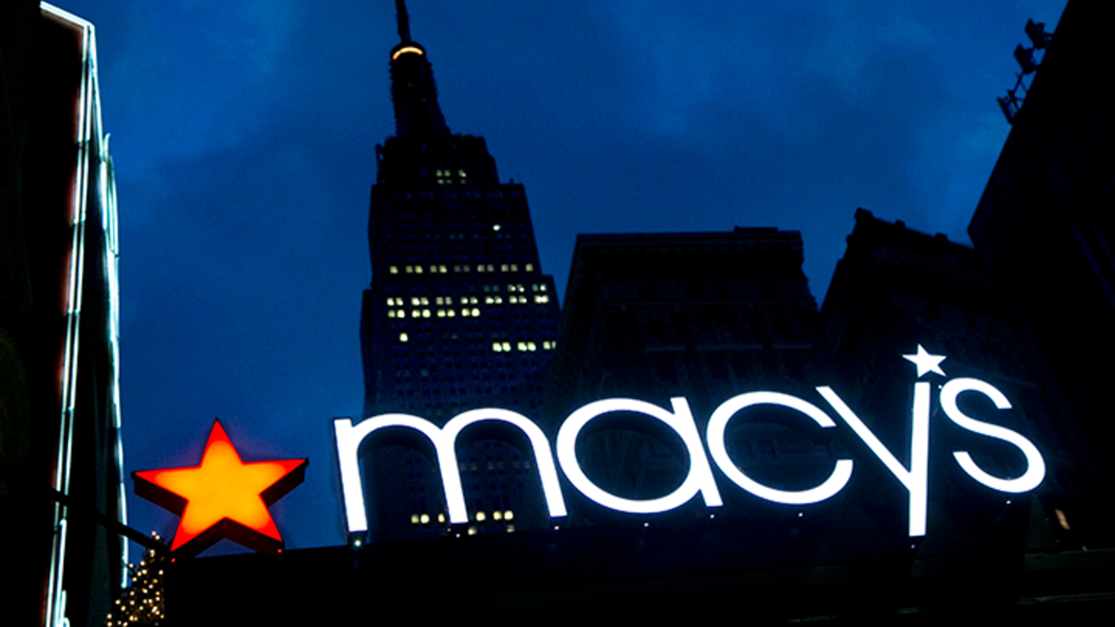 Macy's is scaling back on its projected earnings heading into the holiday season.