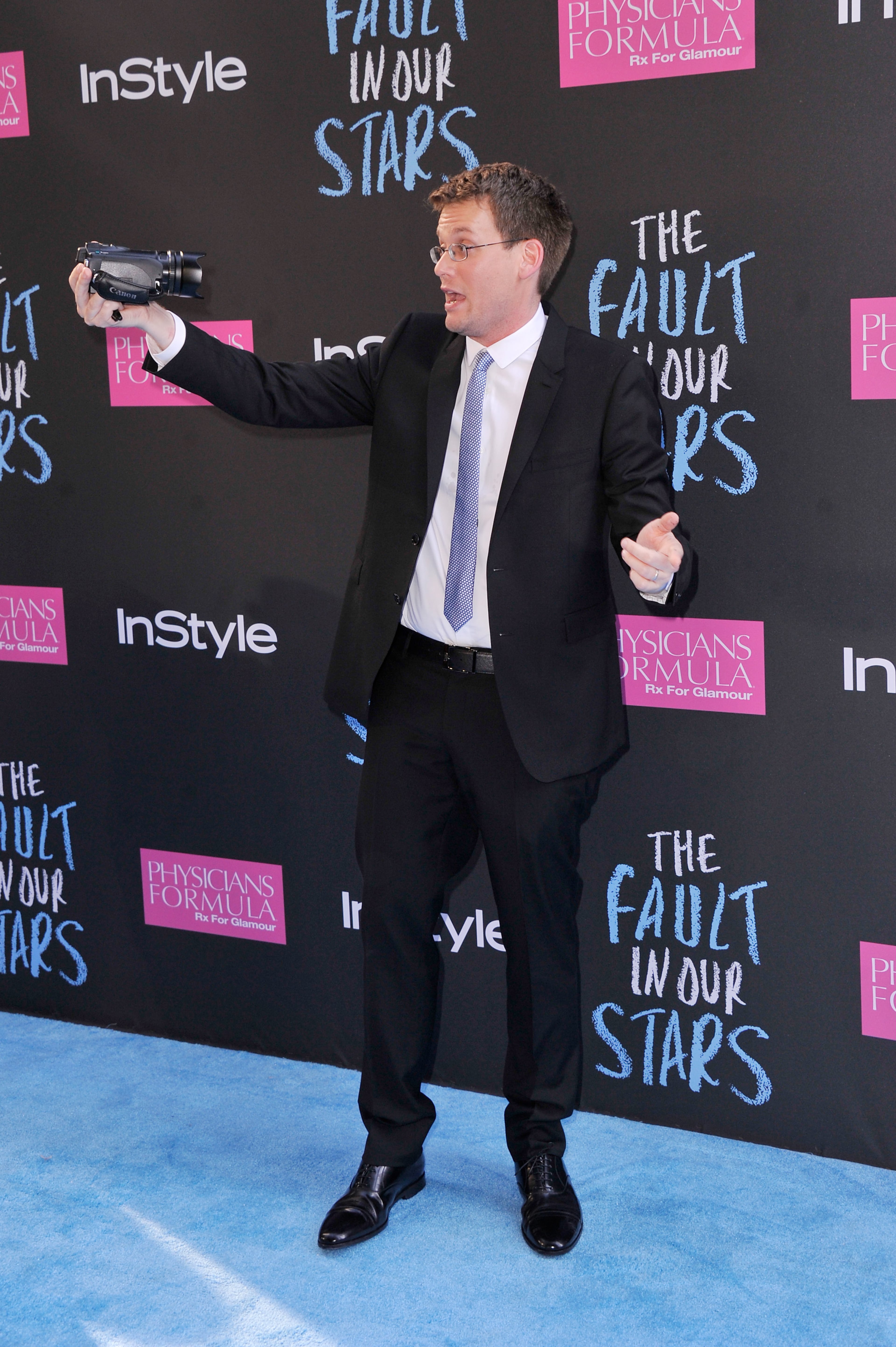 NEW YORK, NY - JUNE 02: John Green attends "The Fault in Our Stars" premiere at the Ziegfeld Theater on June 2, 2014 in New York City. (Photo by Stephen Lovekin/Getty Images)
