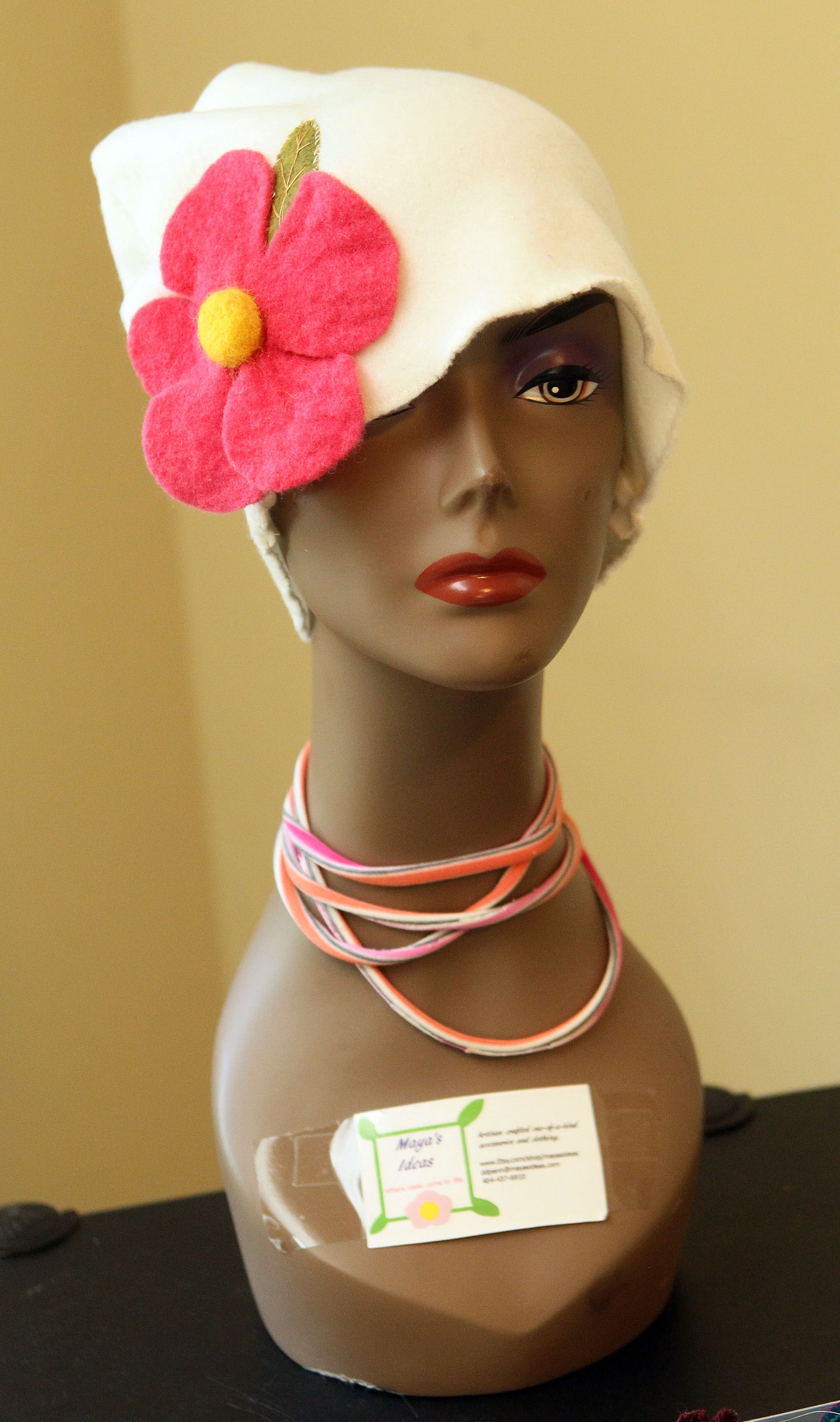 Her mother said Maya came to her several years ago and said she wanted to start her own business, which made about $25,000 last year. It began with headbands made of scraps found around the house.