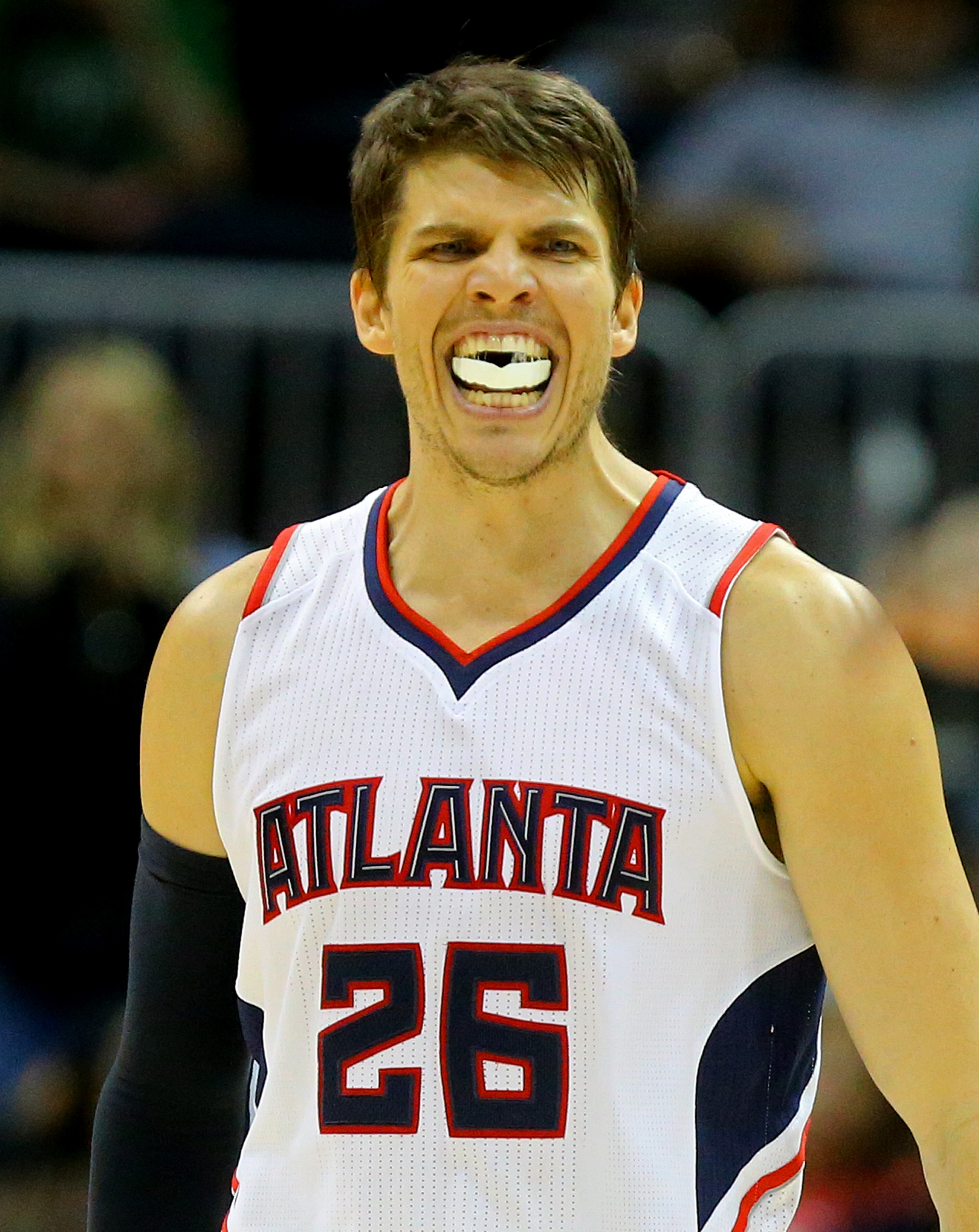 Kyle Korver led the Hawks with 24 points beating the Celtics 109-105 in an NBA basketball game on Tuesday, Dec. 2, 2014, in Atlanta. CURTIS COMPTON / CCOMPTON@AJC.COM
