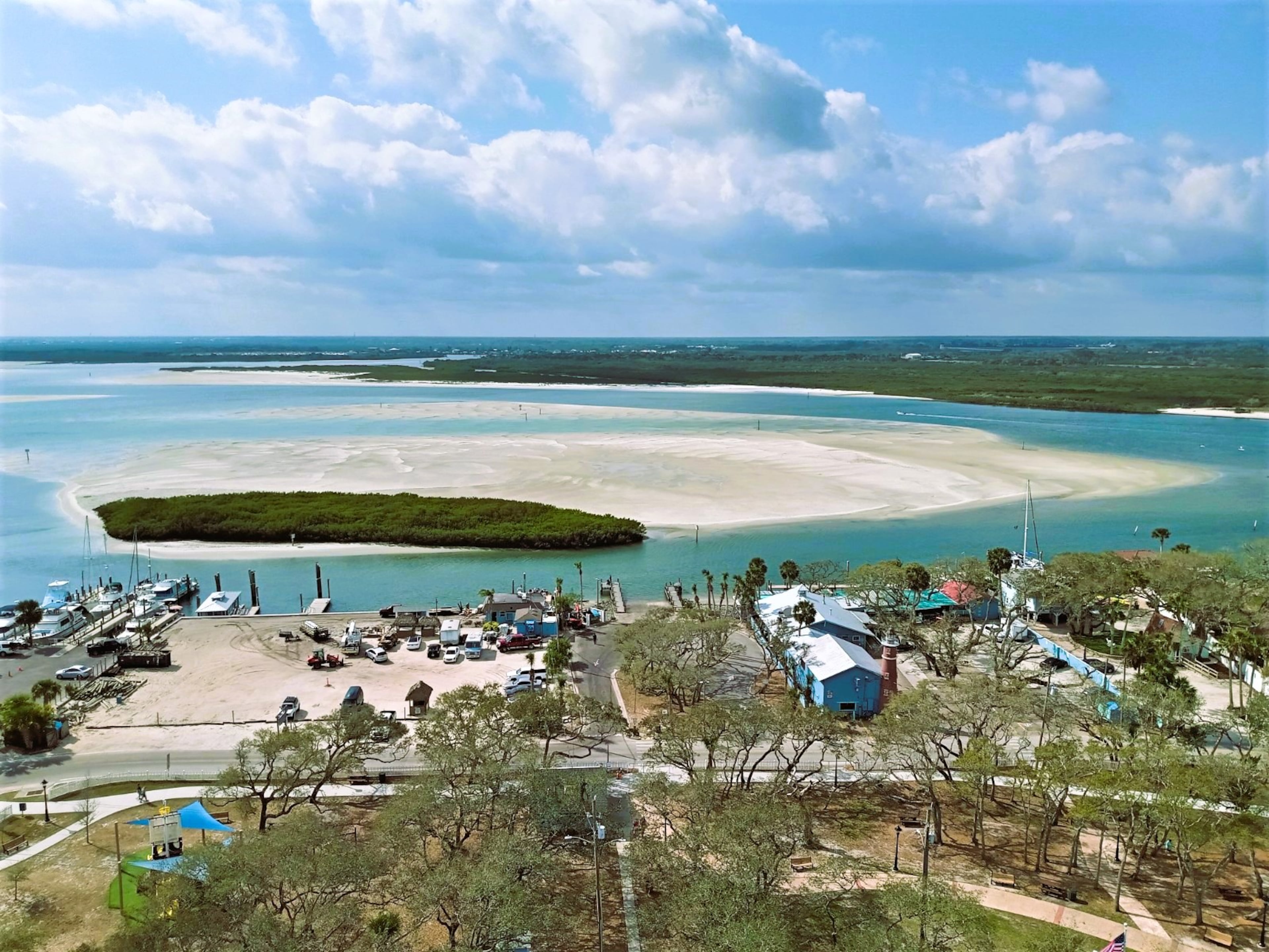 Climb to the top of Florida's tallest lighthouse at Ponce Inlet to take in panoramic views of the coast and its tidal waterways. (Courtesy of Blake Guthrie)