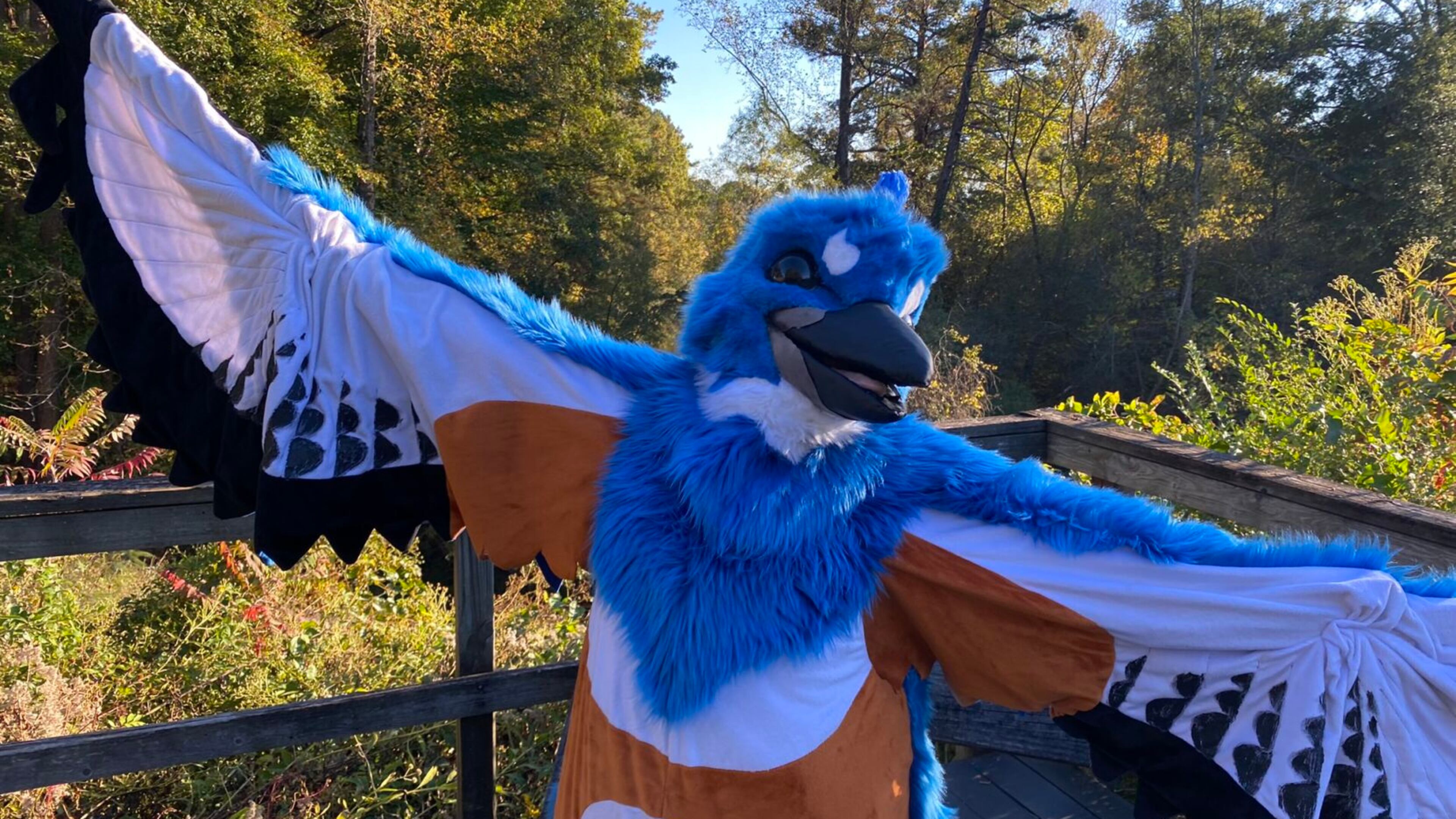 A costumed character at the Halloween hikes at Chattahoochee Nature Center. (Photo Courtesy of the Chattahoochee Nature Center)