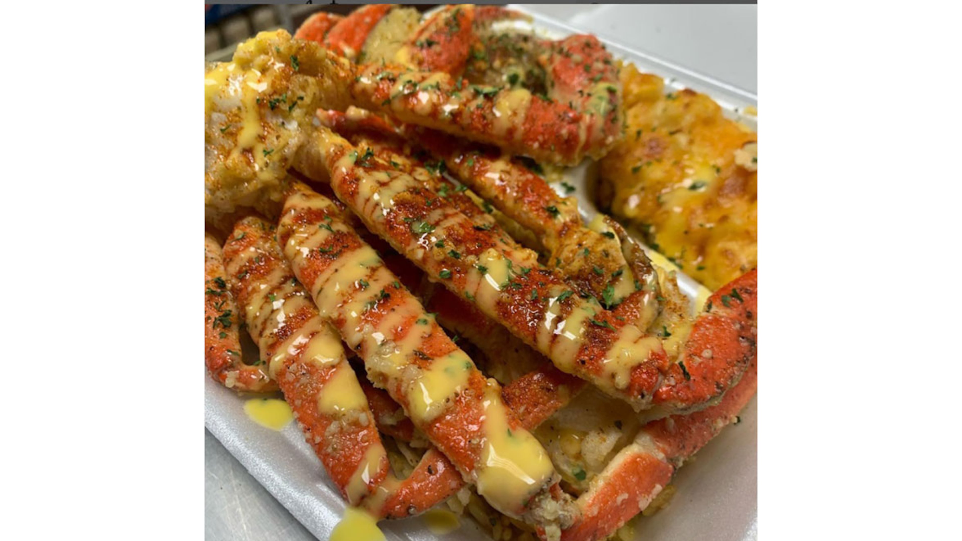 Crab from the menu of Crabman 305