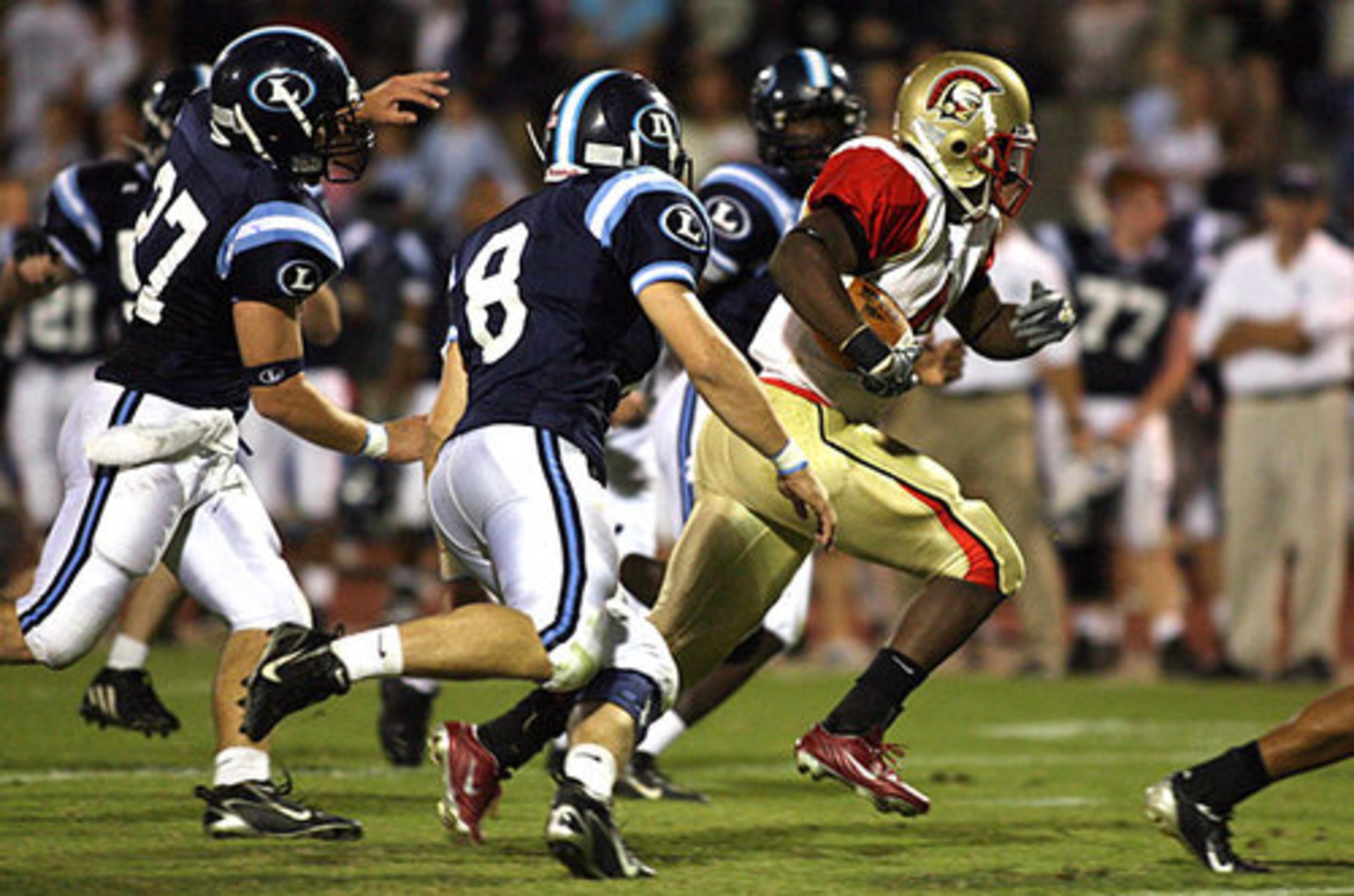 RB Caleb King, Greater Atlanta Christian: Was the nation's top-rated running back, before breaking his leg during his senior season.